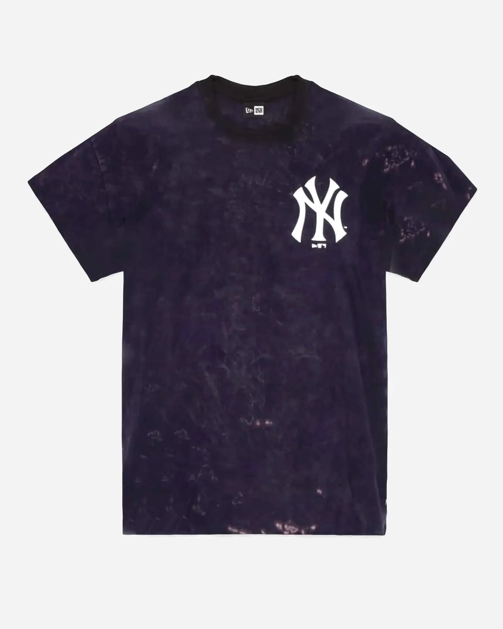 MLB NY Yankees Logo Washed Pack Oversize Tee Navy Blue