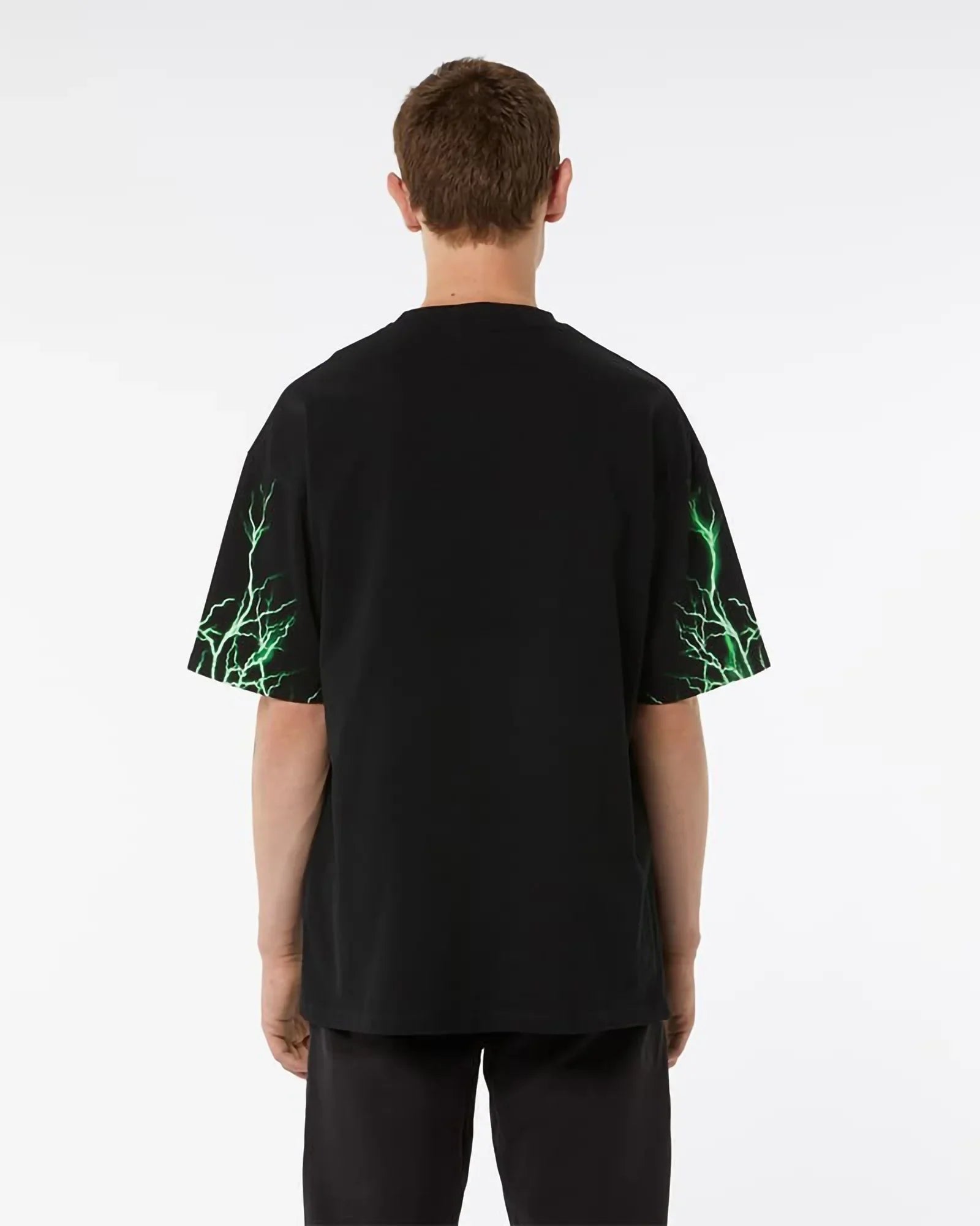 Phobia Green Lightning Black Tee