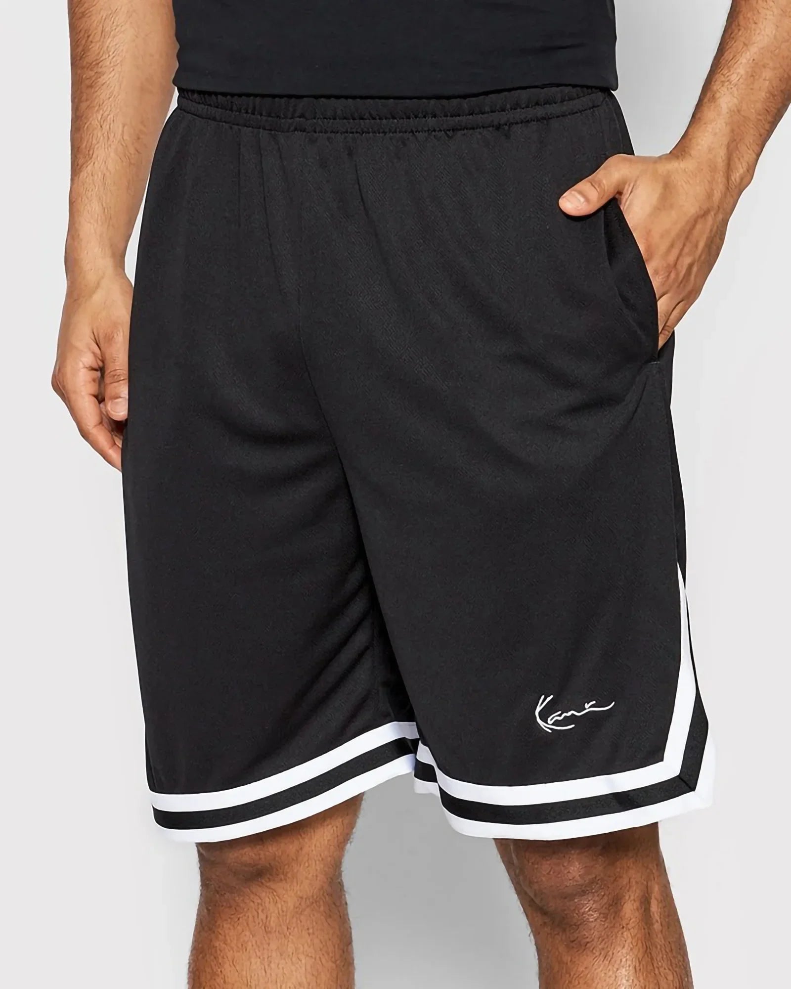 Karl Kani Kk Signature Mesh Shorts Black / White