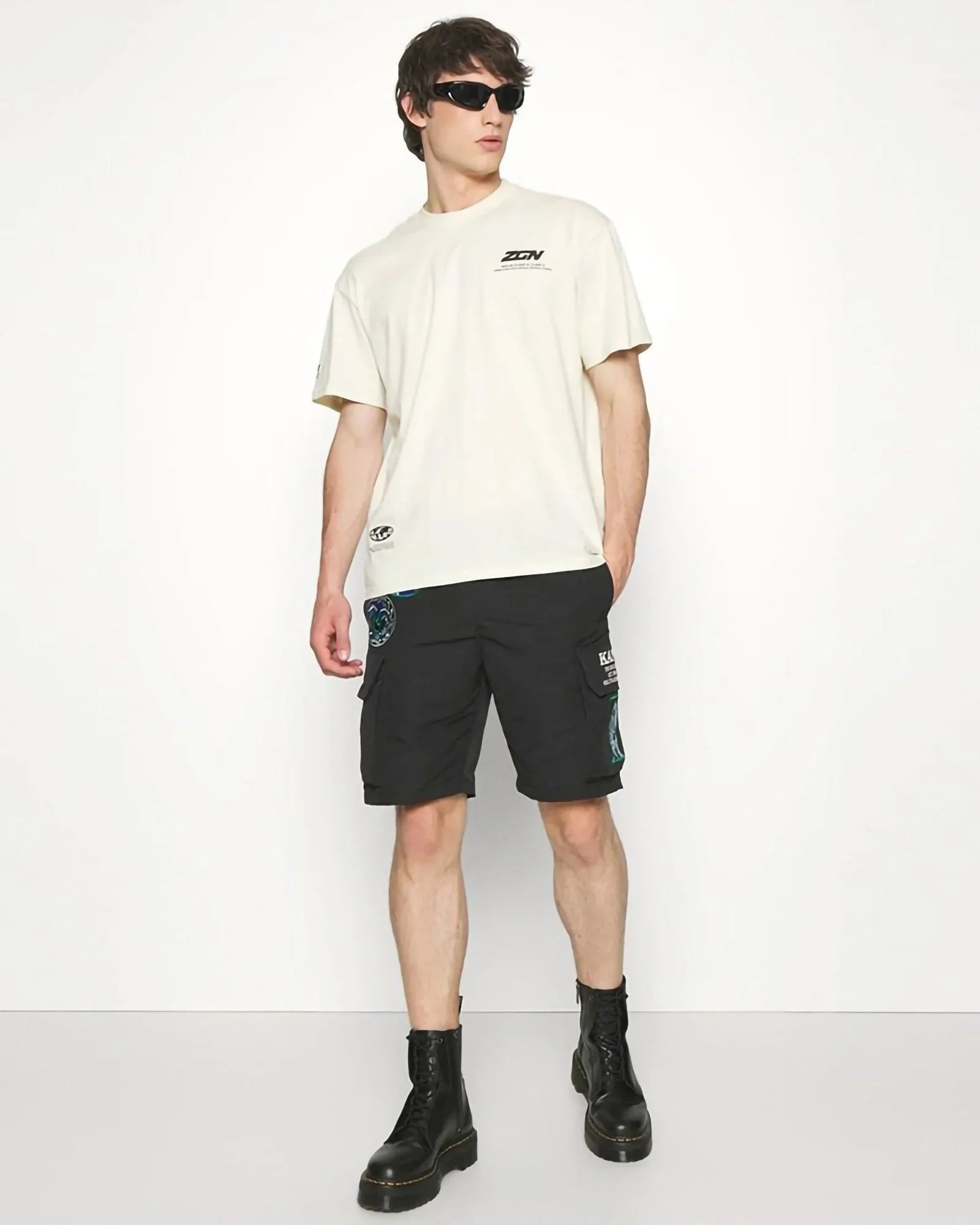 Karl Kani Kk Retro Patched Track Shorts Black