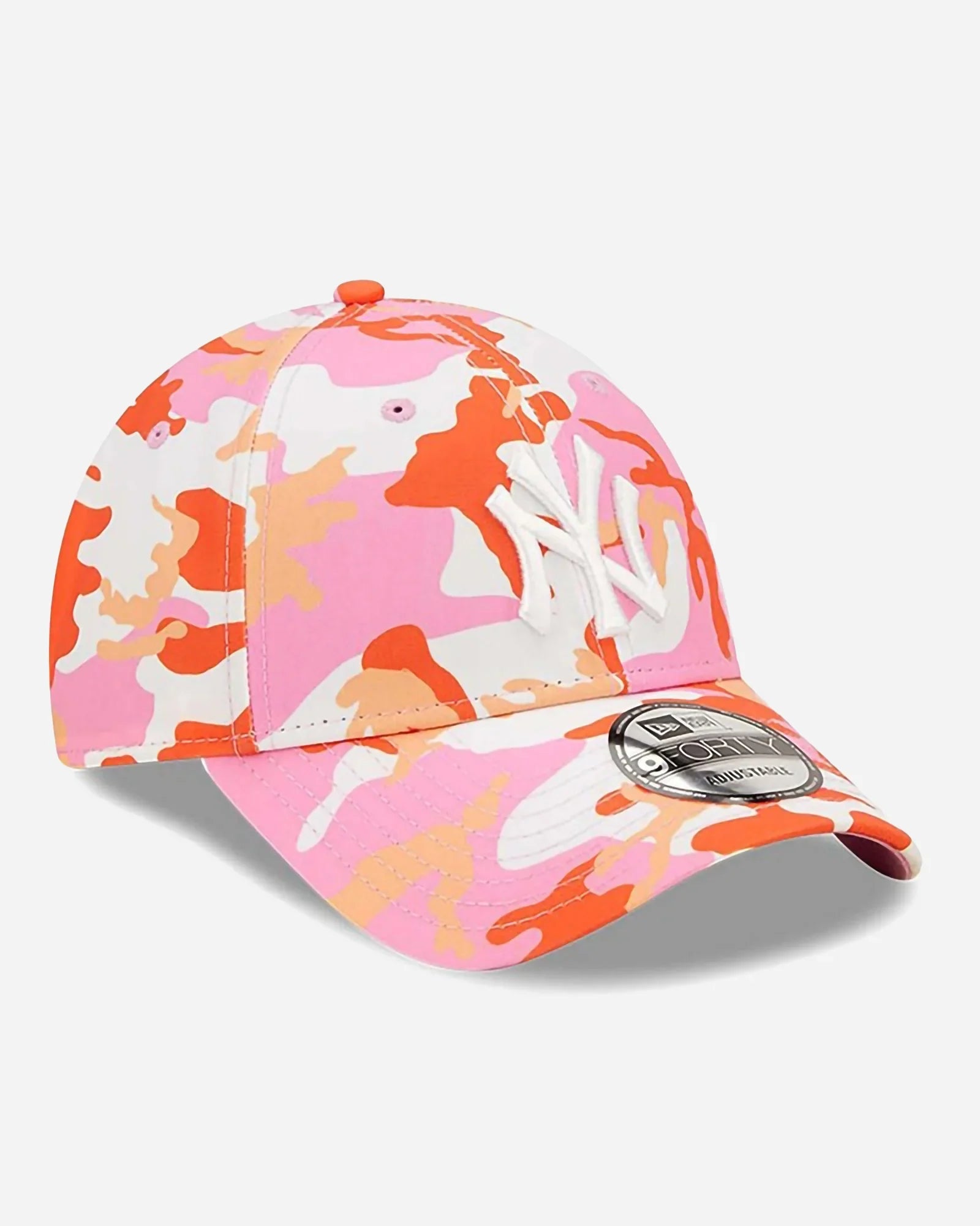 New Era 9forty Seasonal All Over Print Camp Pink New York Yankees