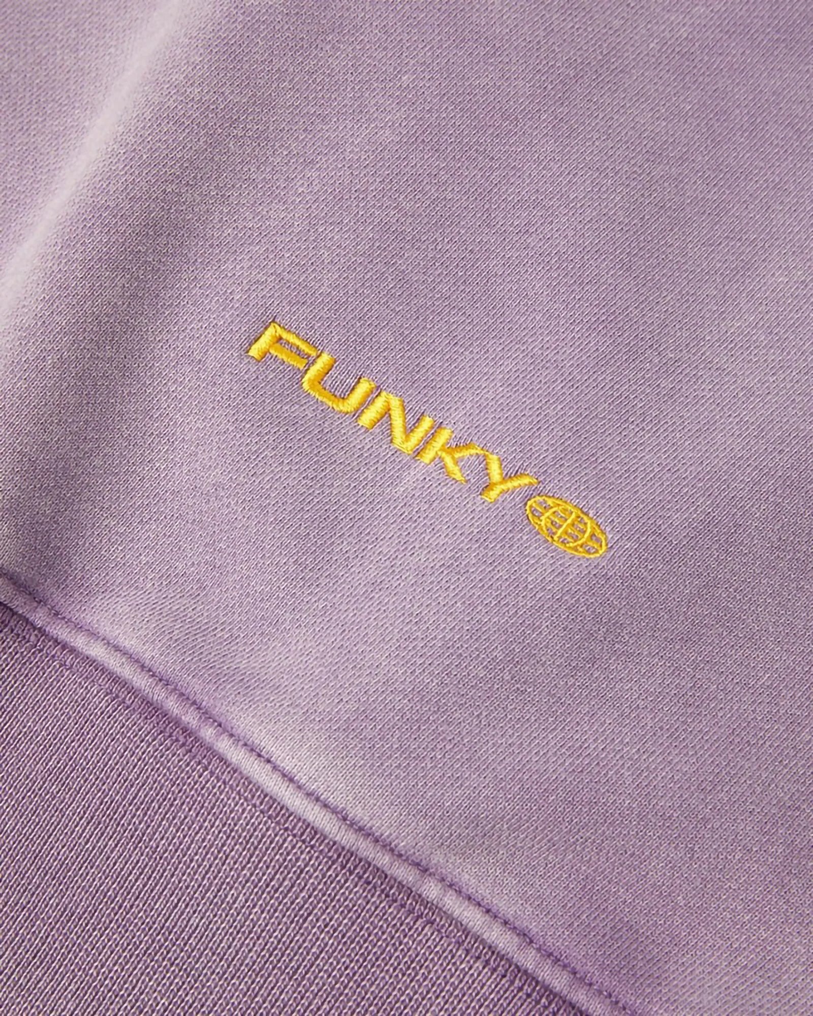 Funky Grog Crewneck Lilac Stone Washed