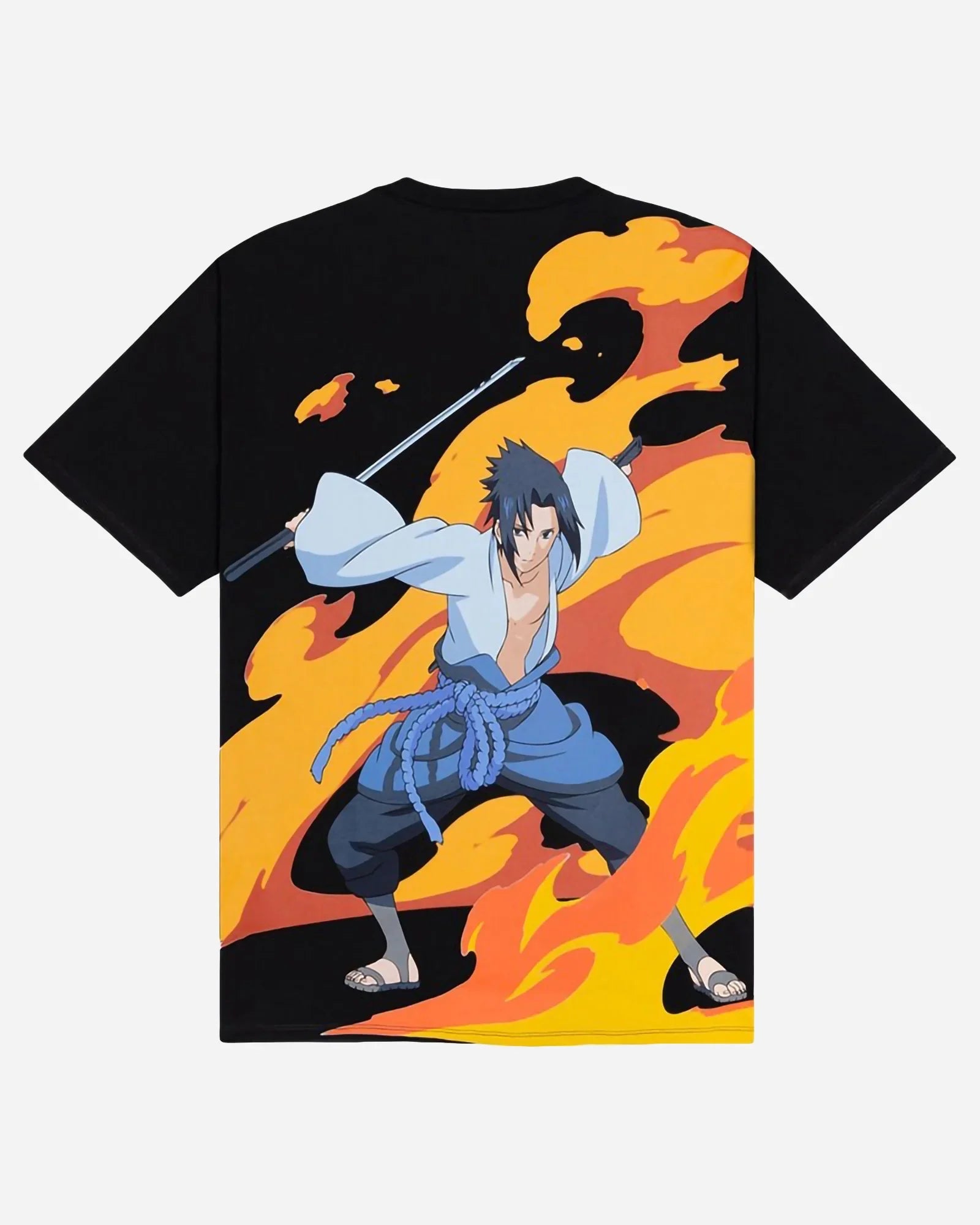 DLYNR x Naruto Sasuke Katon Tee Astrofat Graffiti Streetwear Shop