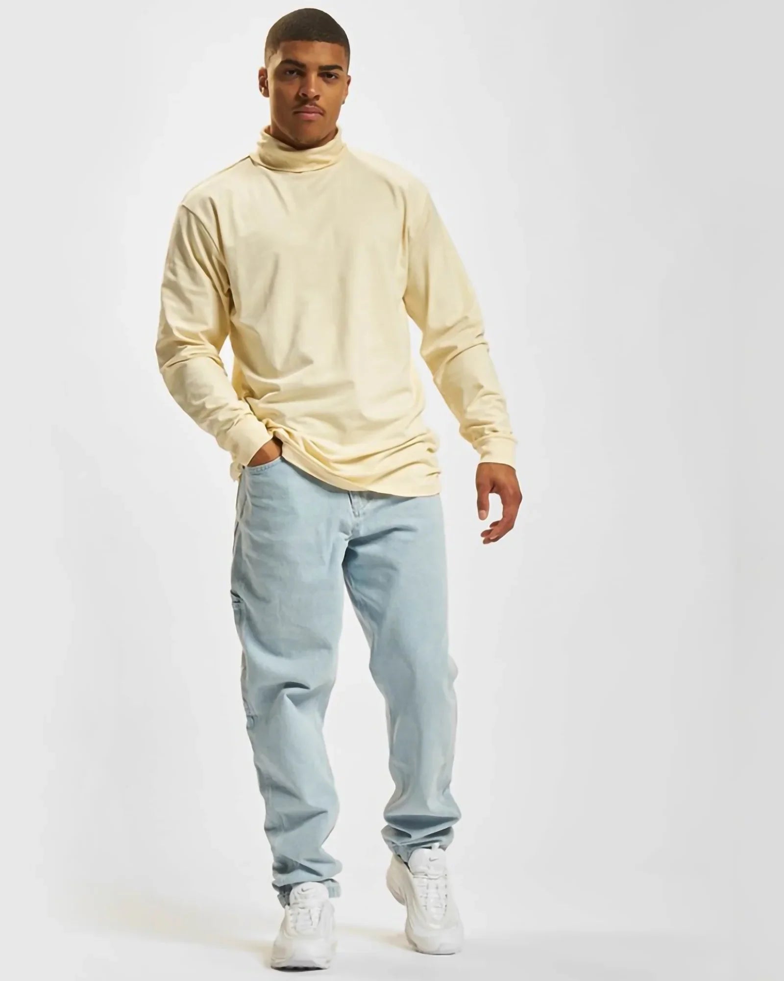 Karl Kani Kk Retro Tapered Workwear Denim Bleached Blue