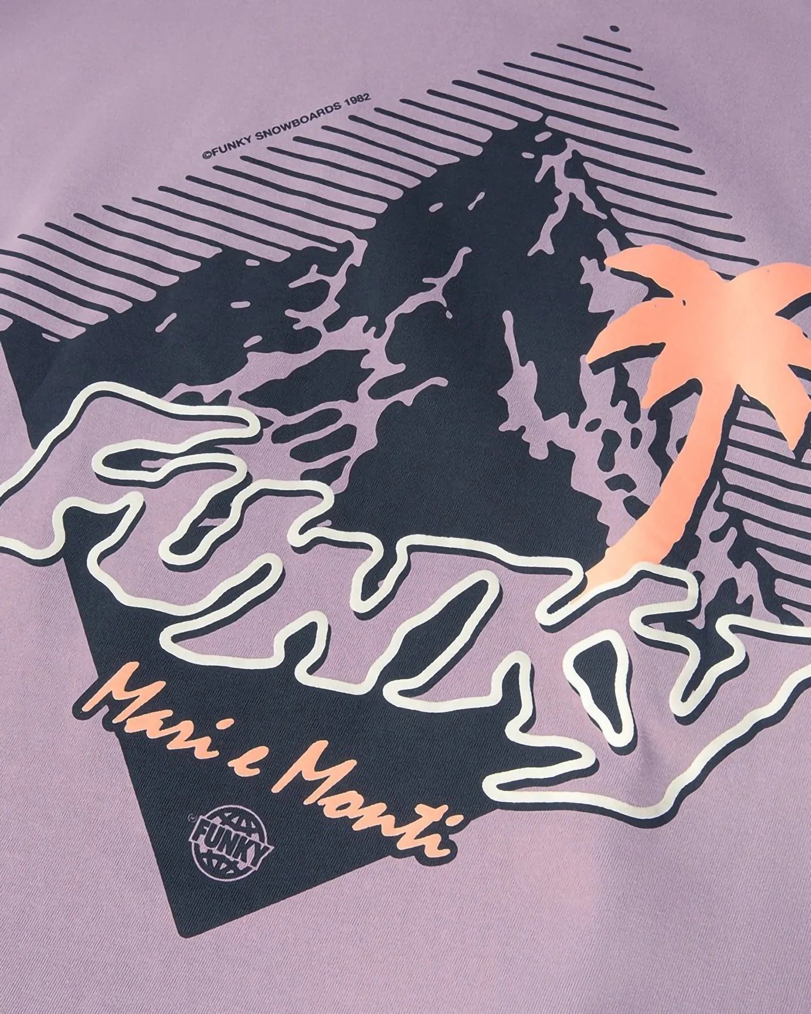 Funky Mariemonti Tee Plum