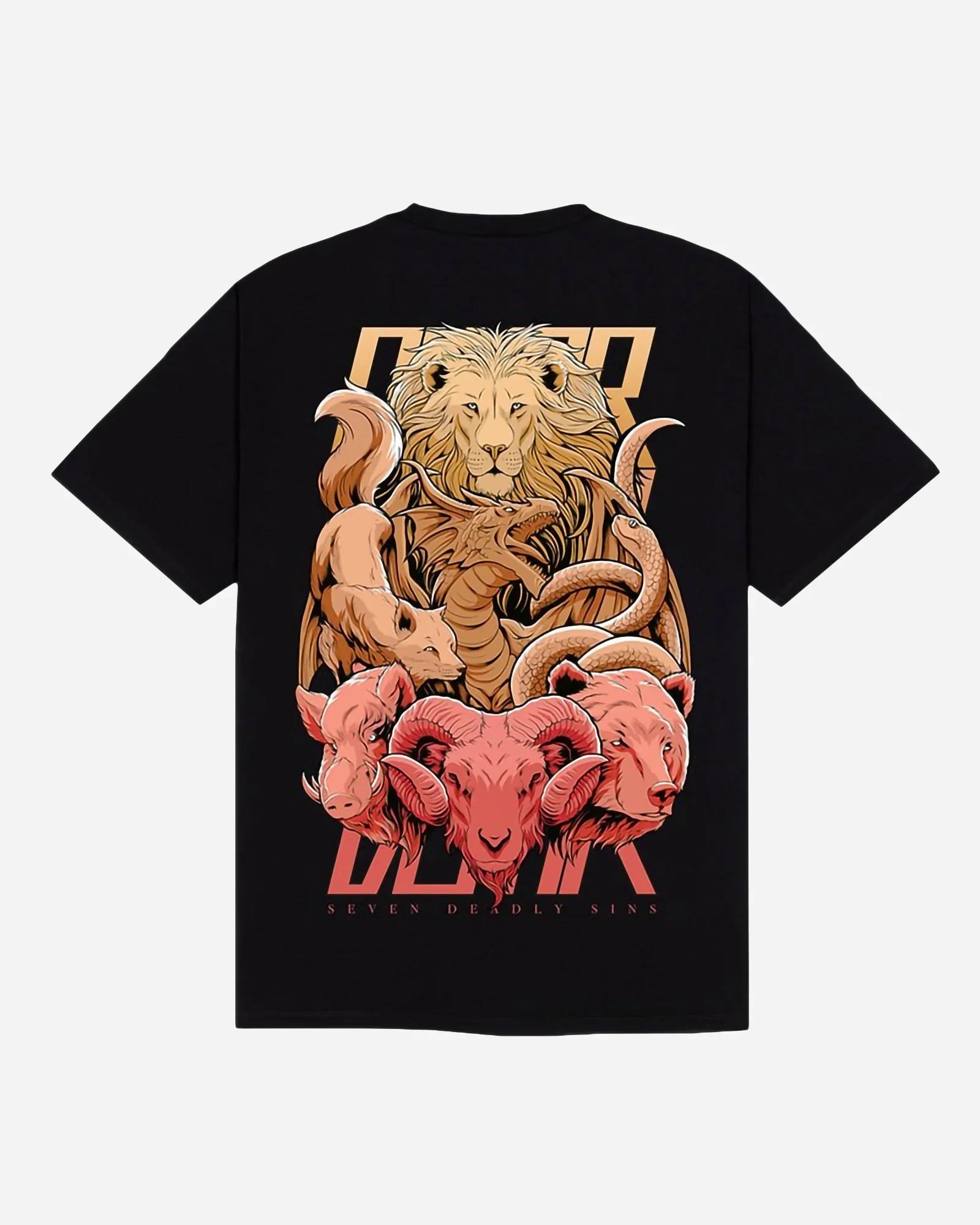 Dolly Noire 7 Deadly Sins Tee Black