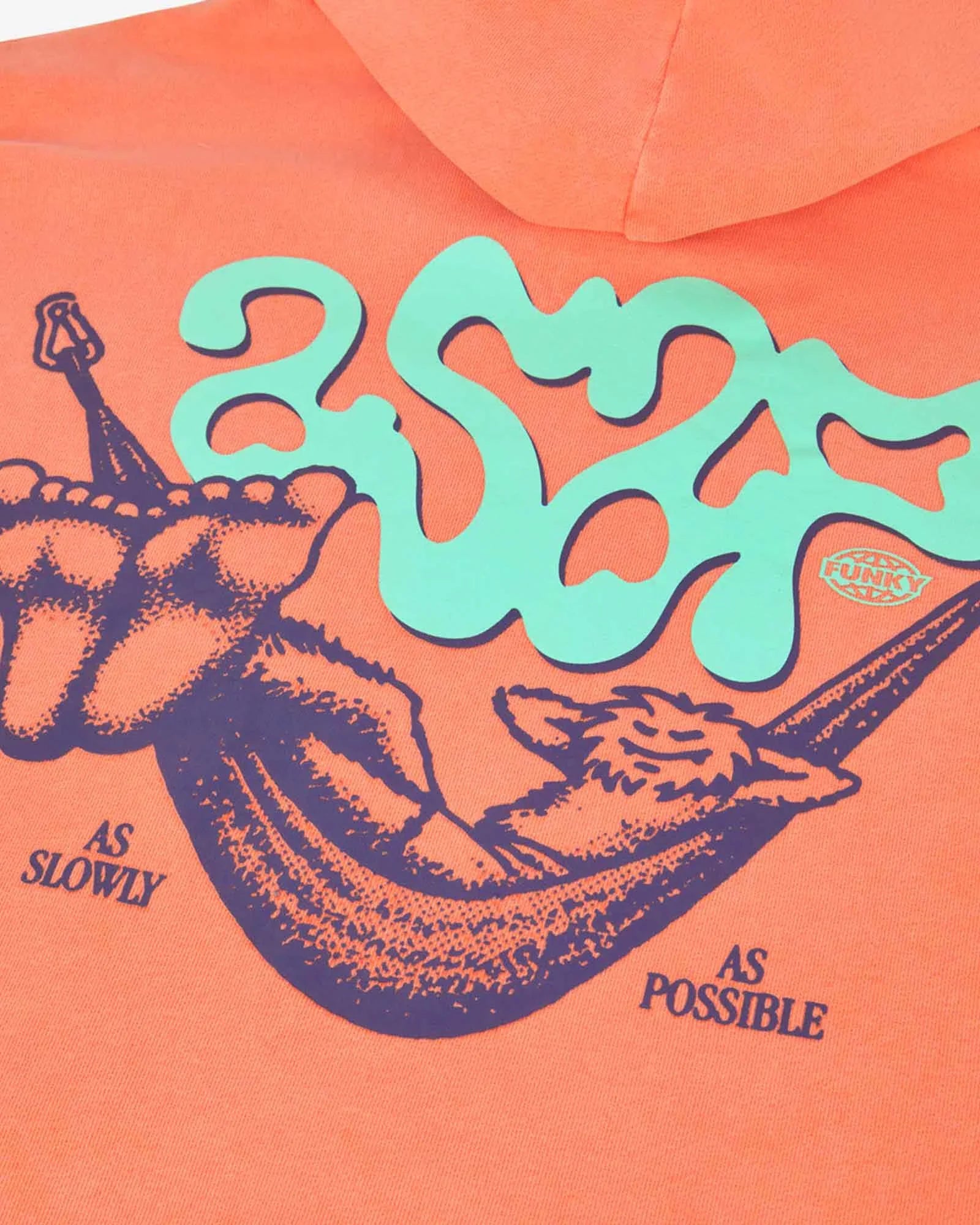 Funky Asap Hoodie Washed Coral