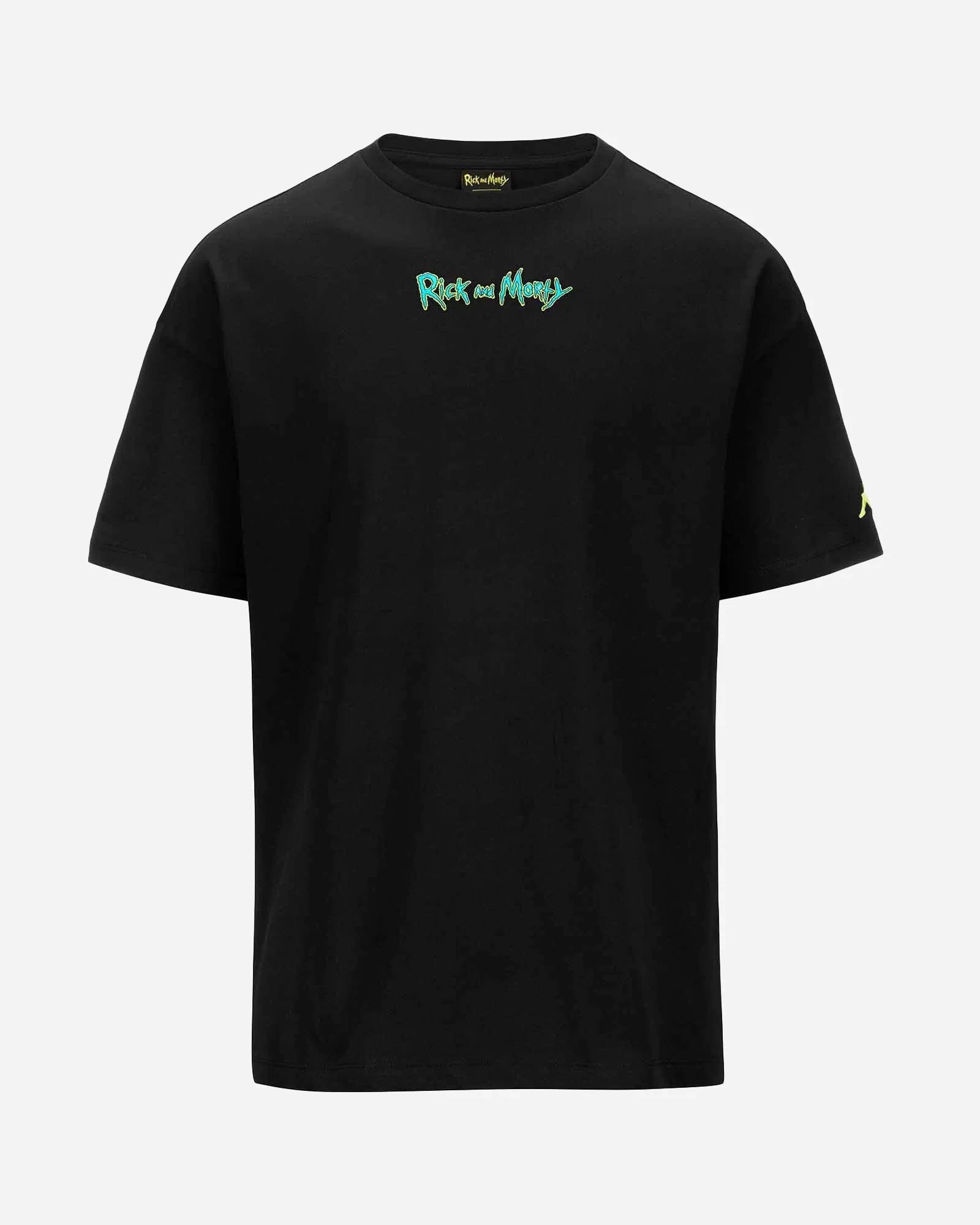 Rick and Morty Marel Authentic Tee Black Astrofat Graffiti