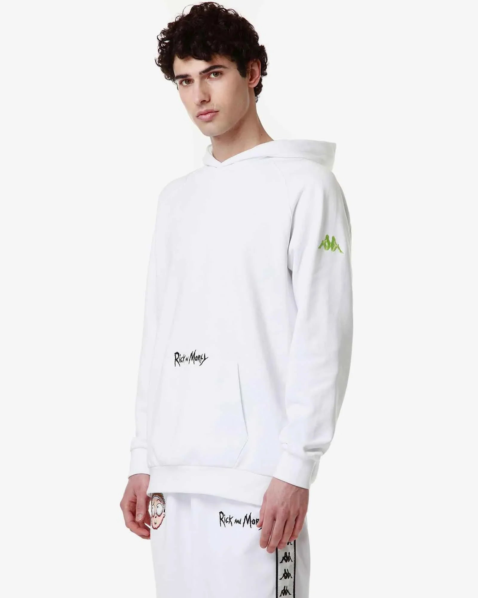 Kappa Authentic Manolo Warner Bros Hoodie White