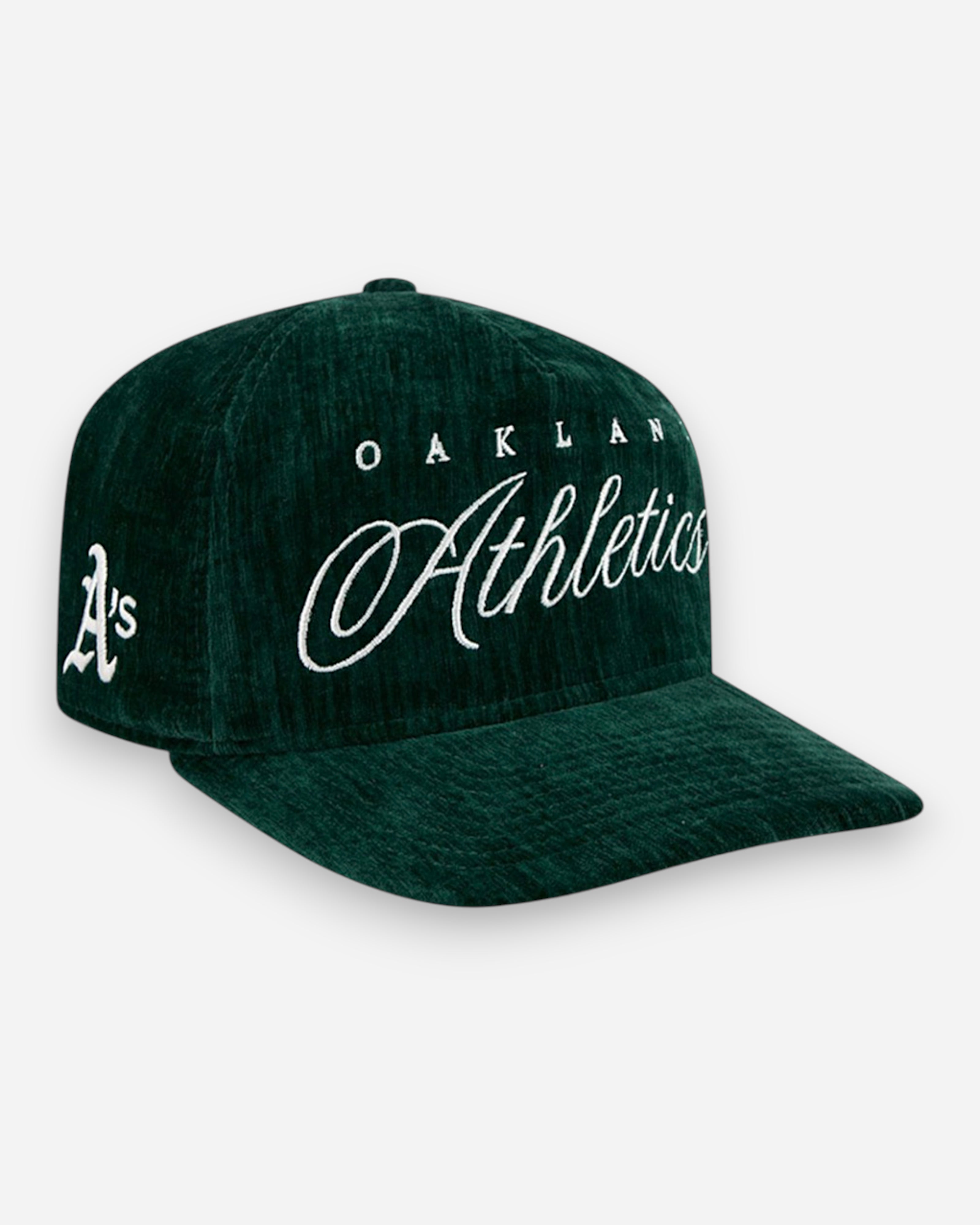 19FORTY Oakland Athletics MLB Curved Visor Adjustable Cap Dark Green
