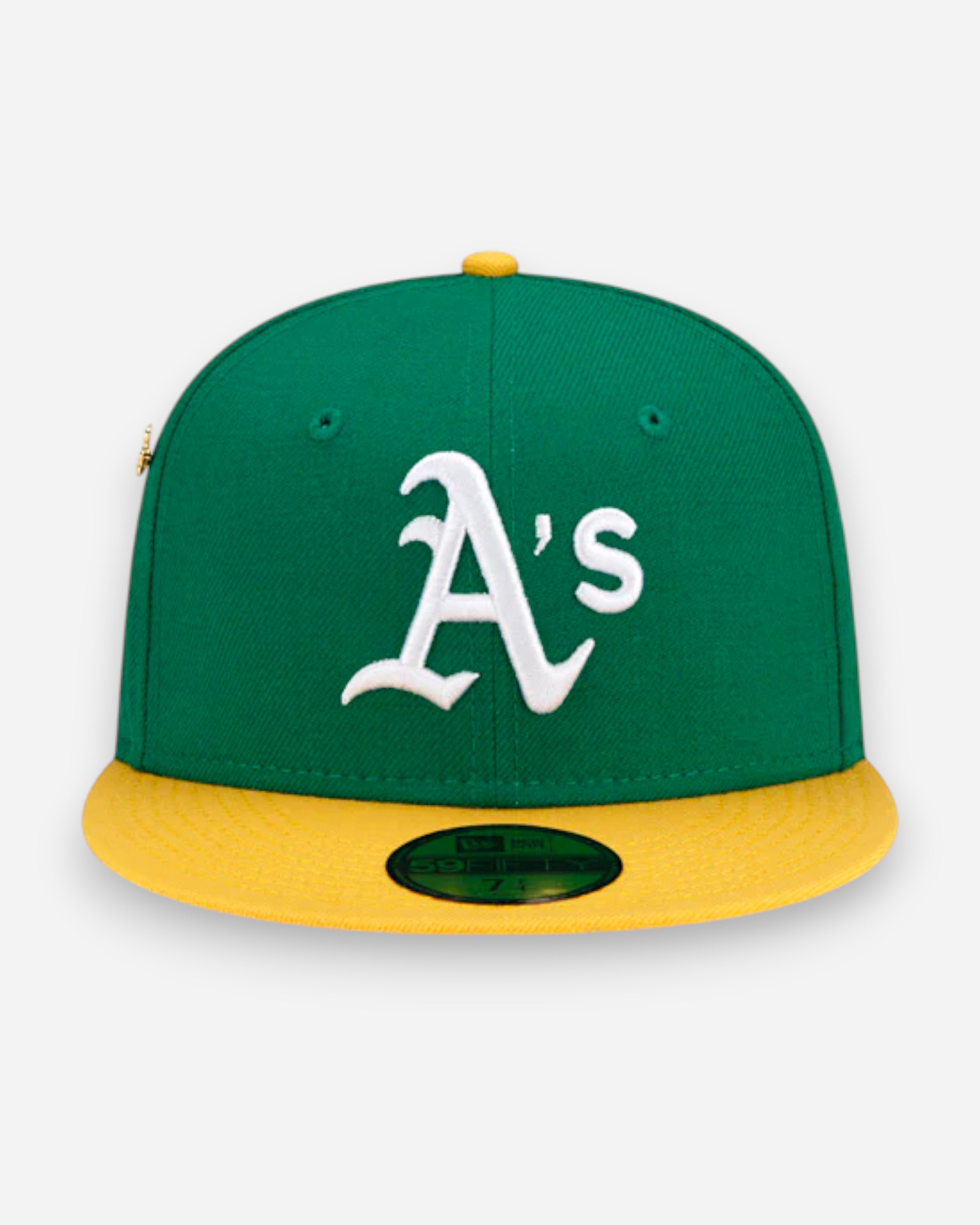 59FIFTY Oakland Athletics 1973 World Series Side Patch Pin Green