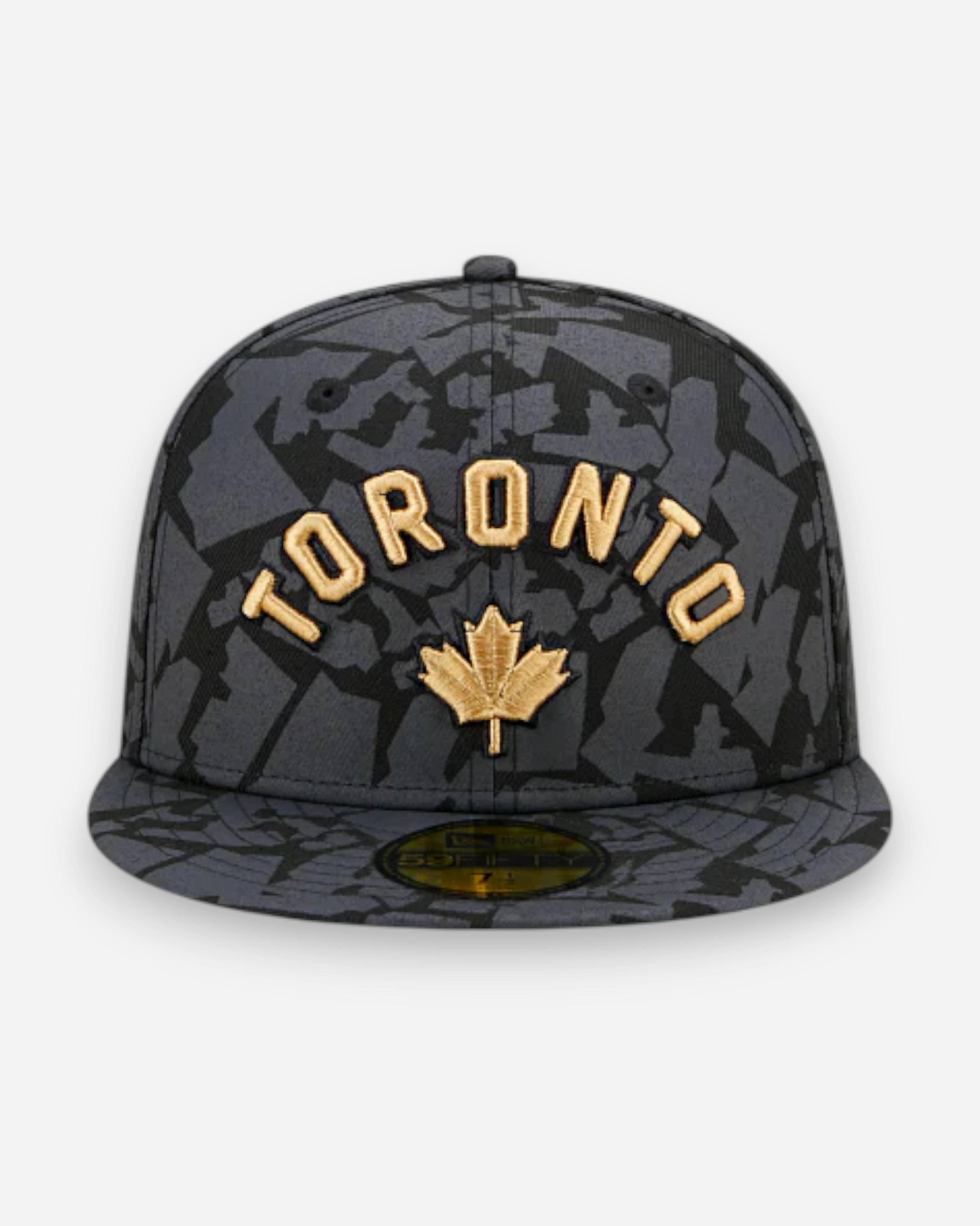 59FIFTY NBA Toronto Raptors Side Patch Camo/Gold
