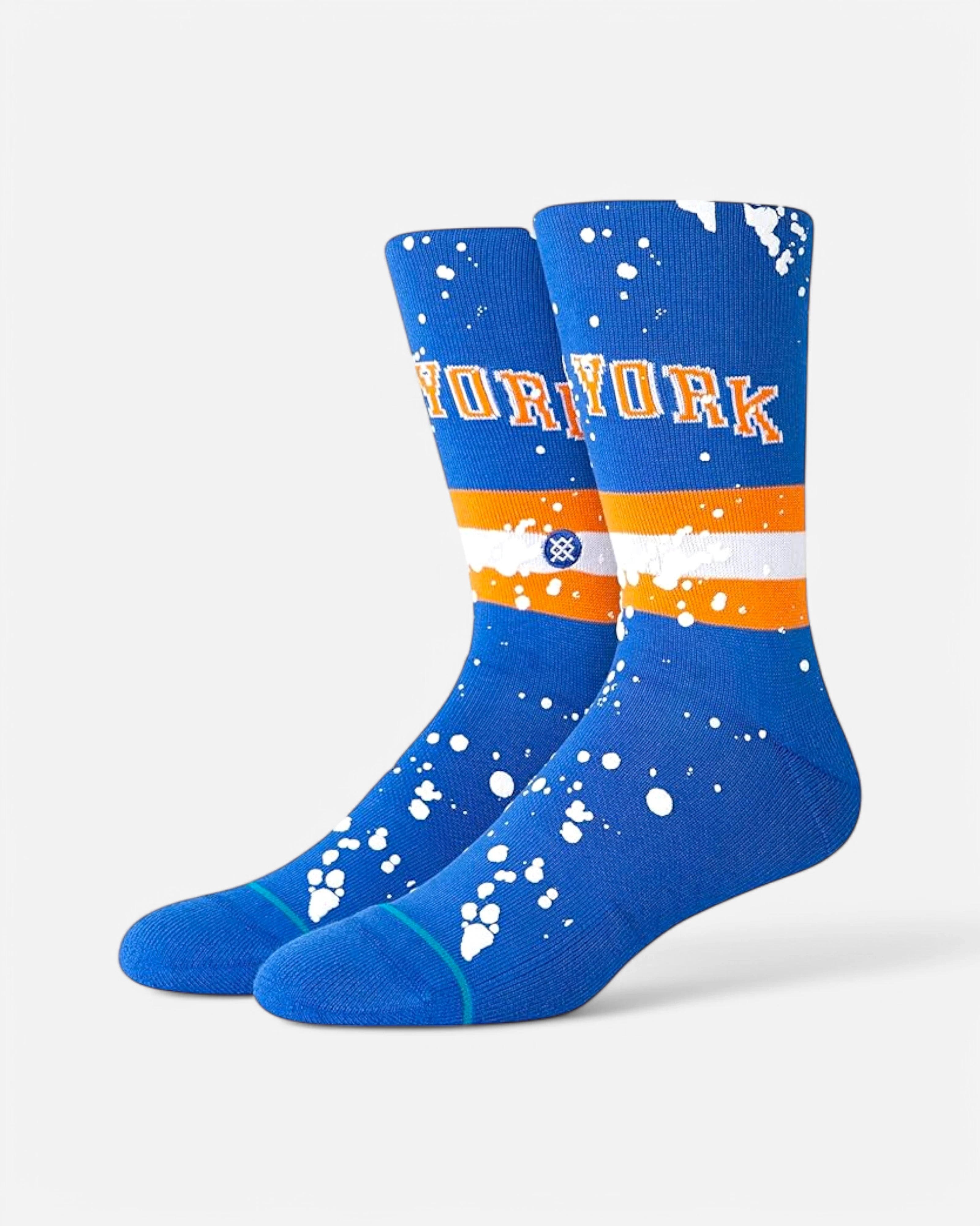 New York Knicks NBA Overspray Socks