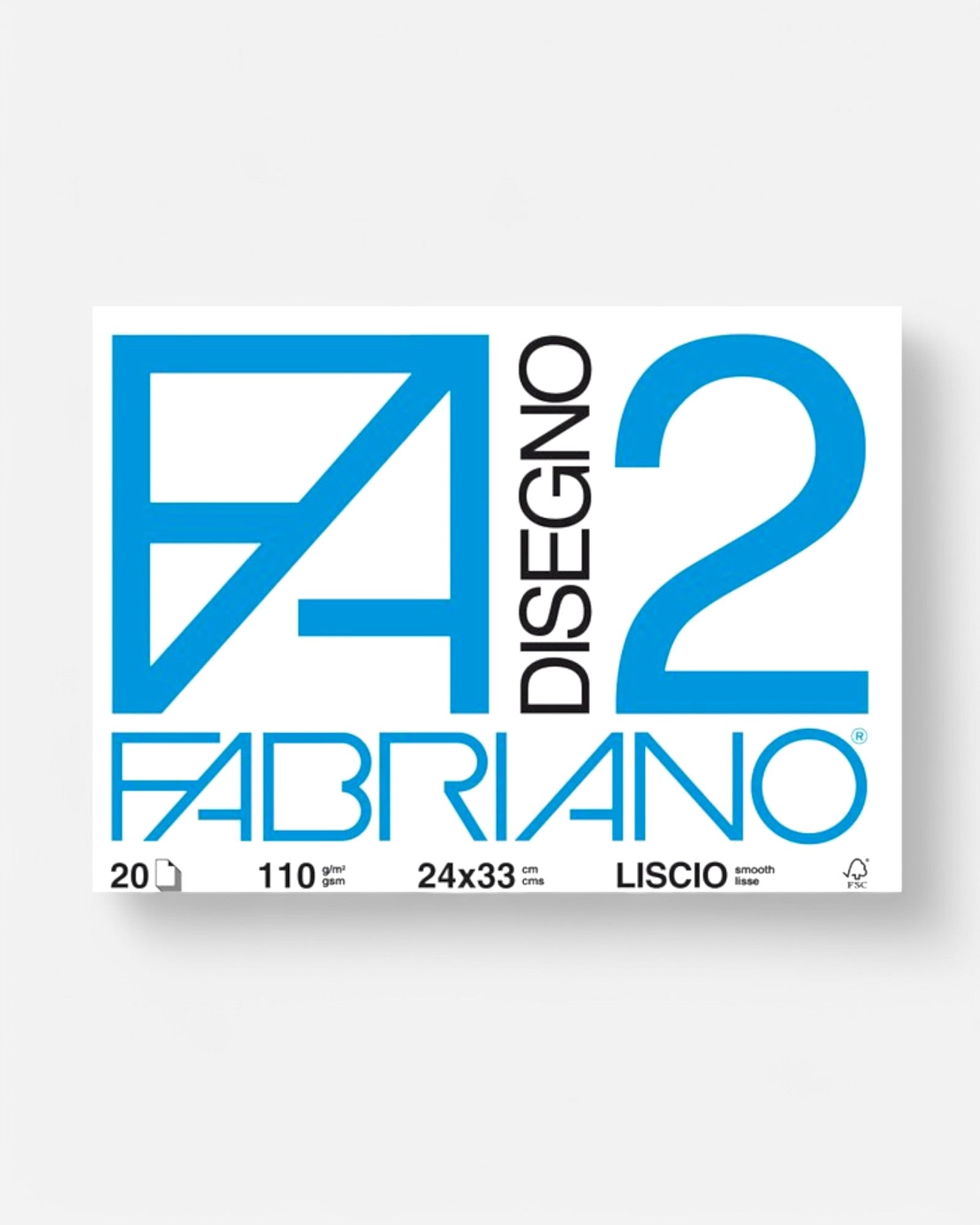 Album Fabriano F2 10x Fogli Liscio 24 x 33cm