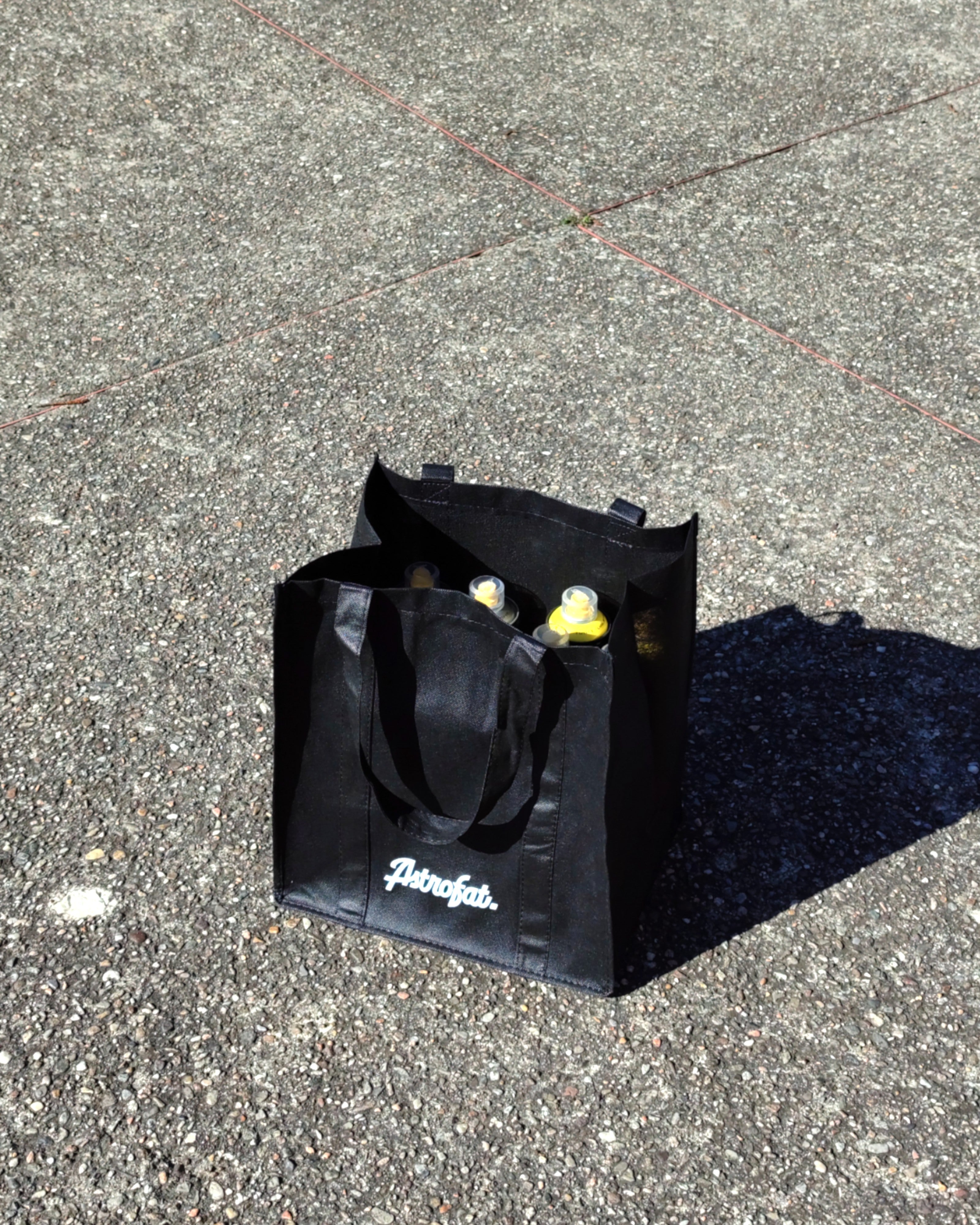 Astrofat TNT Spray Can Tote Bag Black