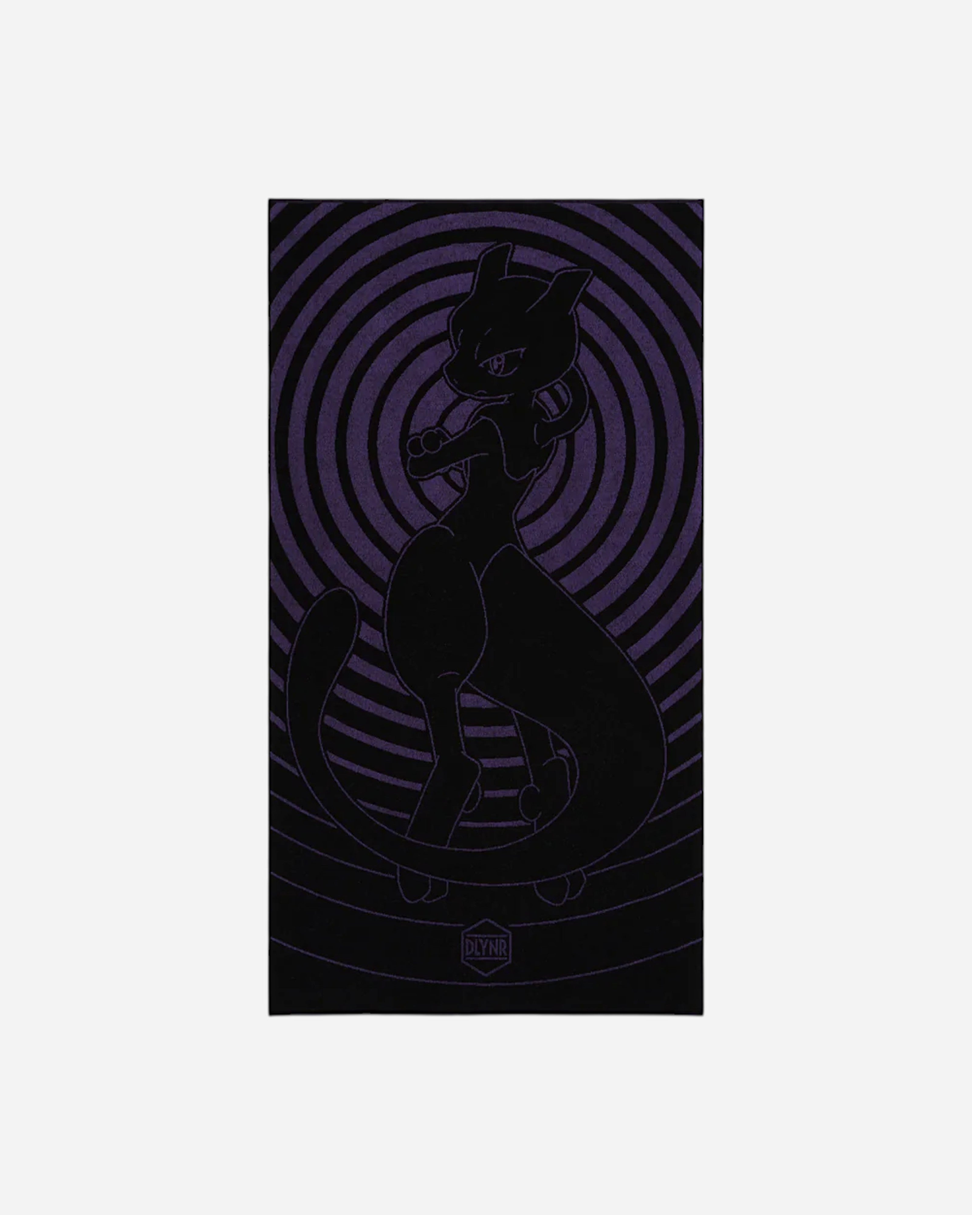 Mewtwo Beach Towel Black