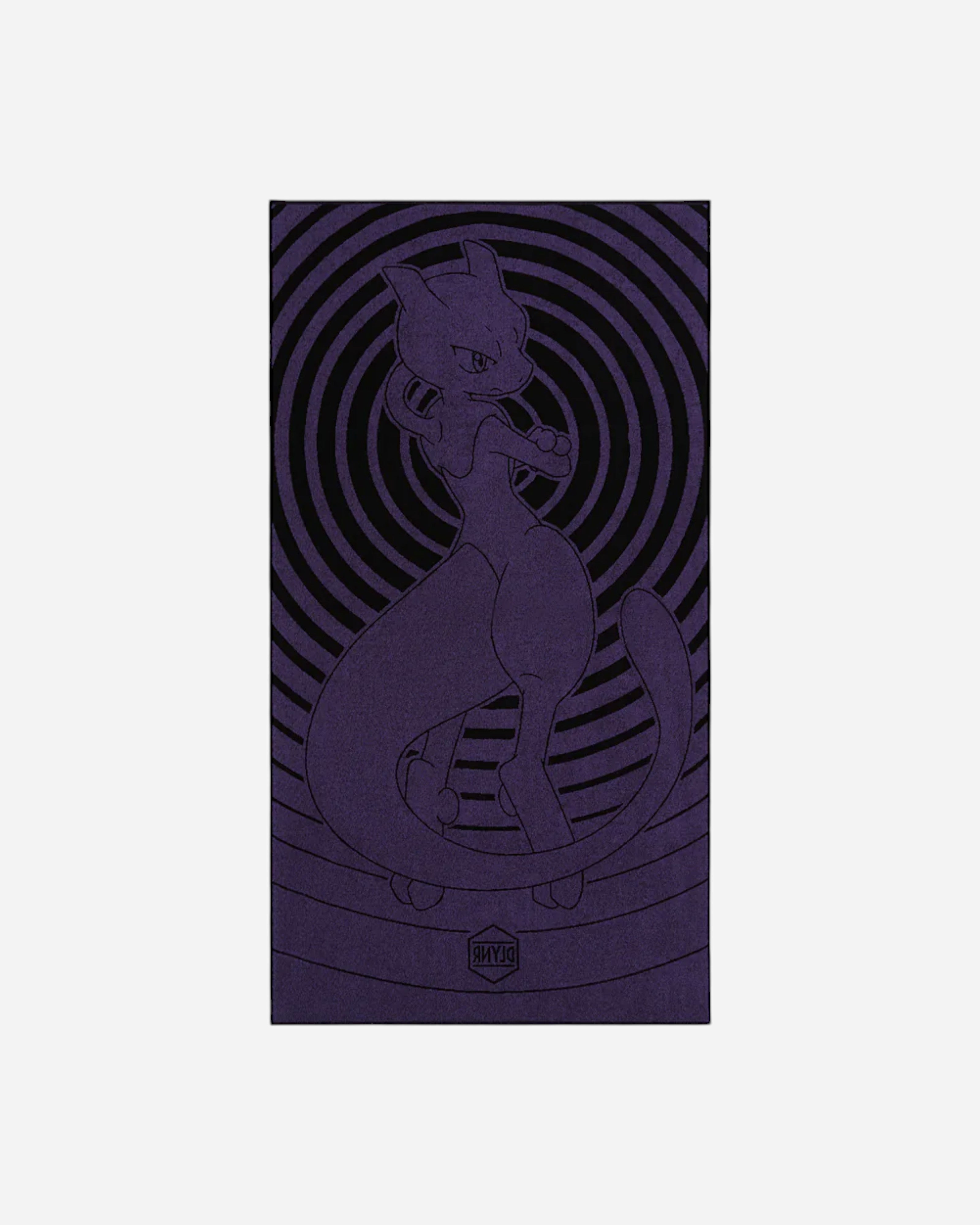 Mewtwo Beach Towel Black