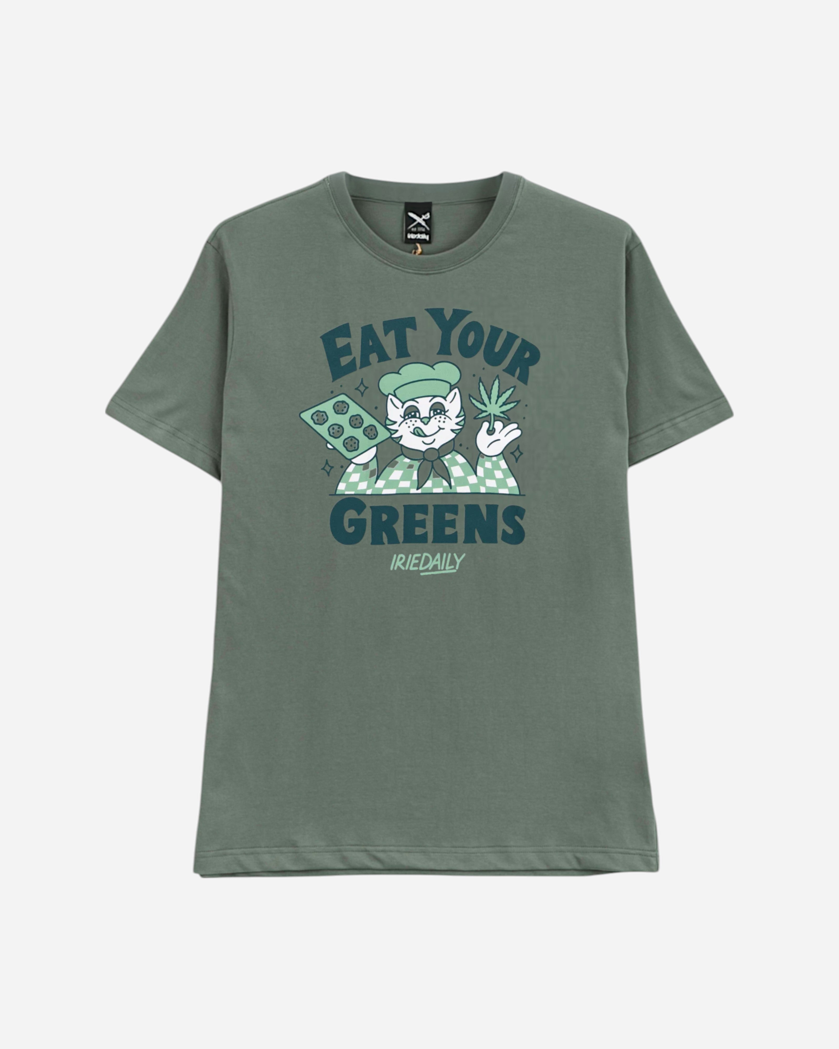 Iriedaily Eat Greens Tee Jungle Green