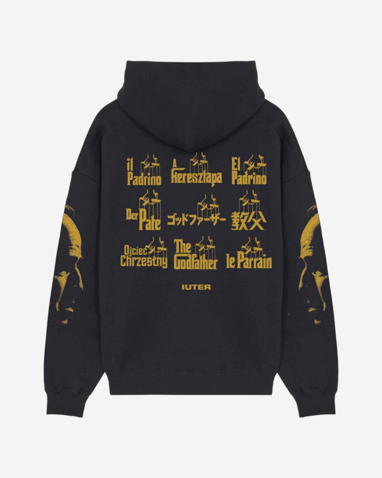 The Godfather X Iuter Worldwide Hoodie Black