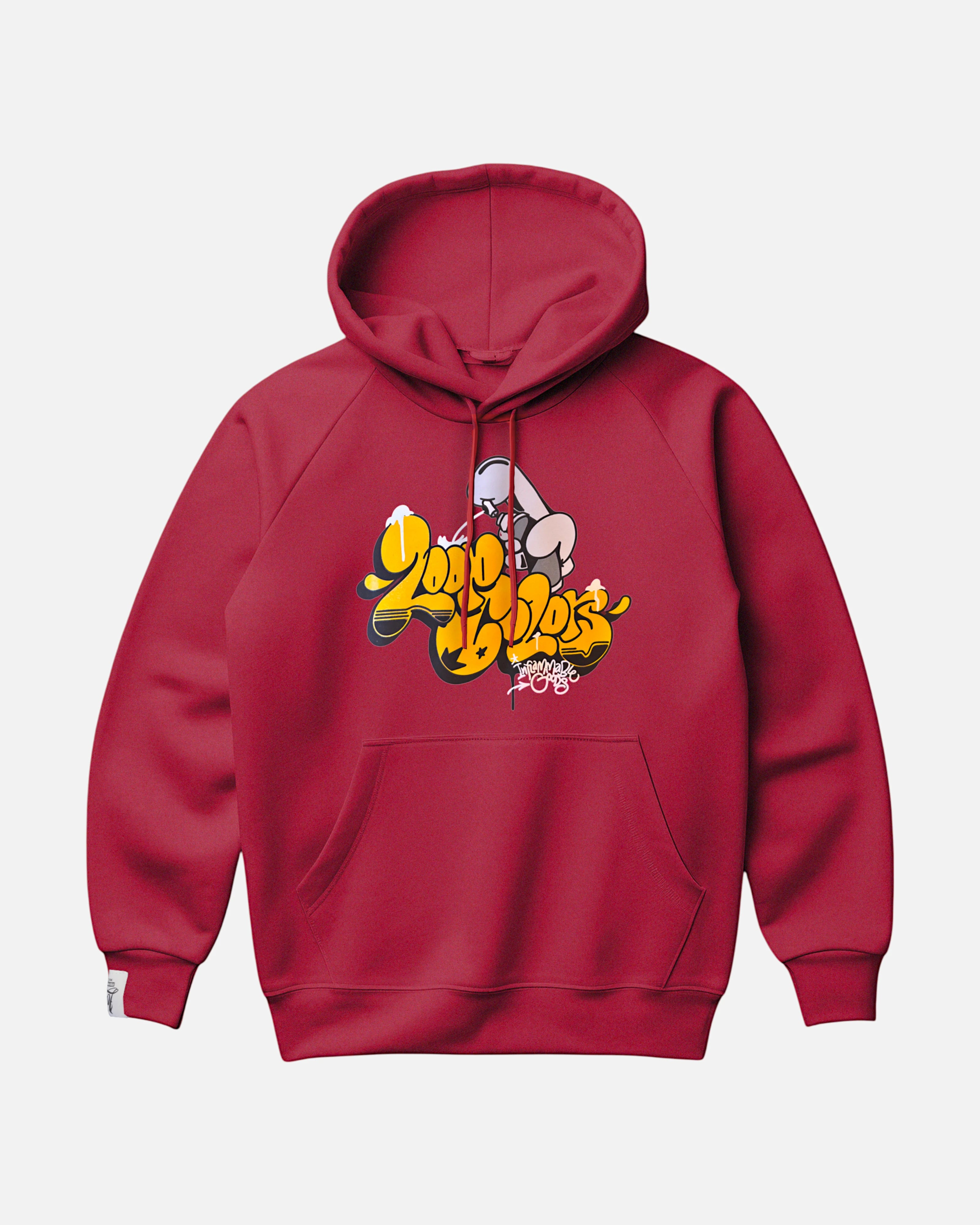 Loop Inflammable Goods Hoodie Bordeaux Astrofat Streetwear