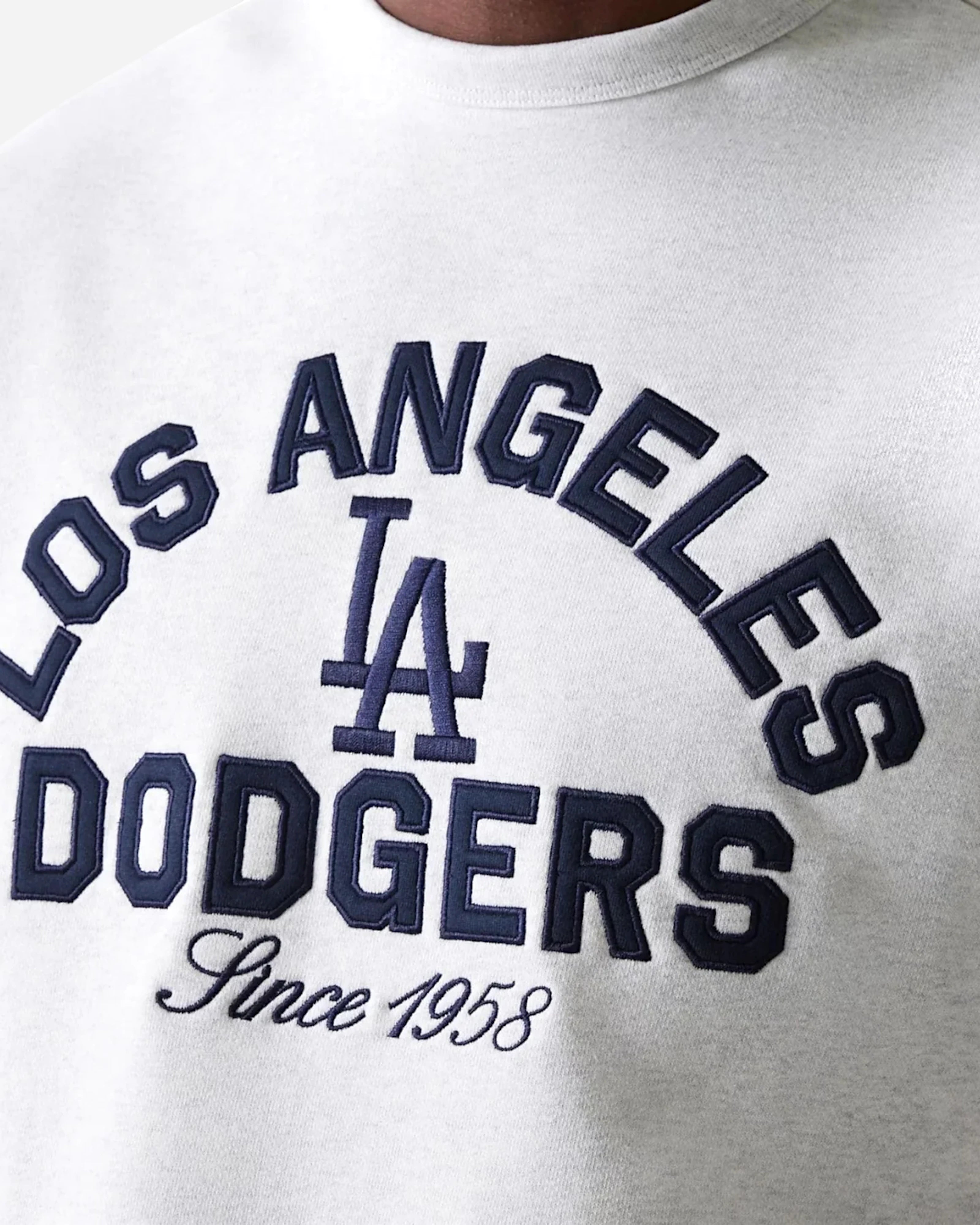 New Era Oversized LA Dodgers MLB Heritage Grey