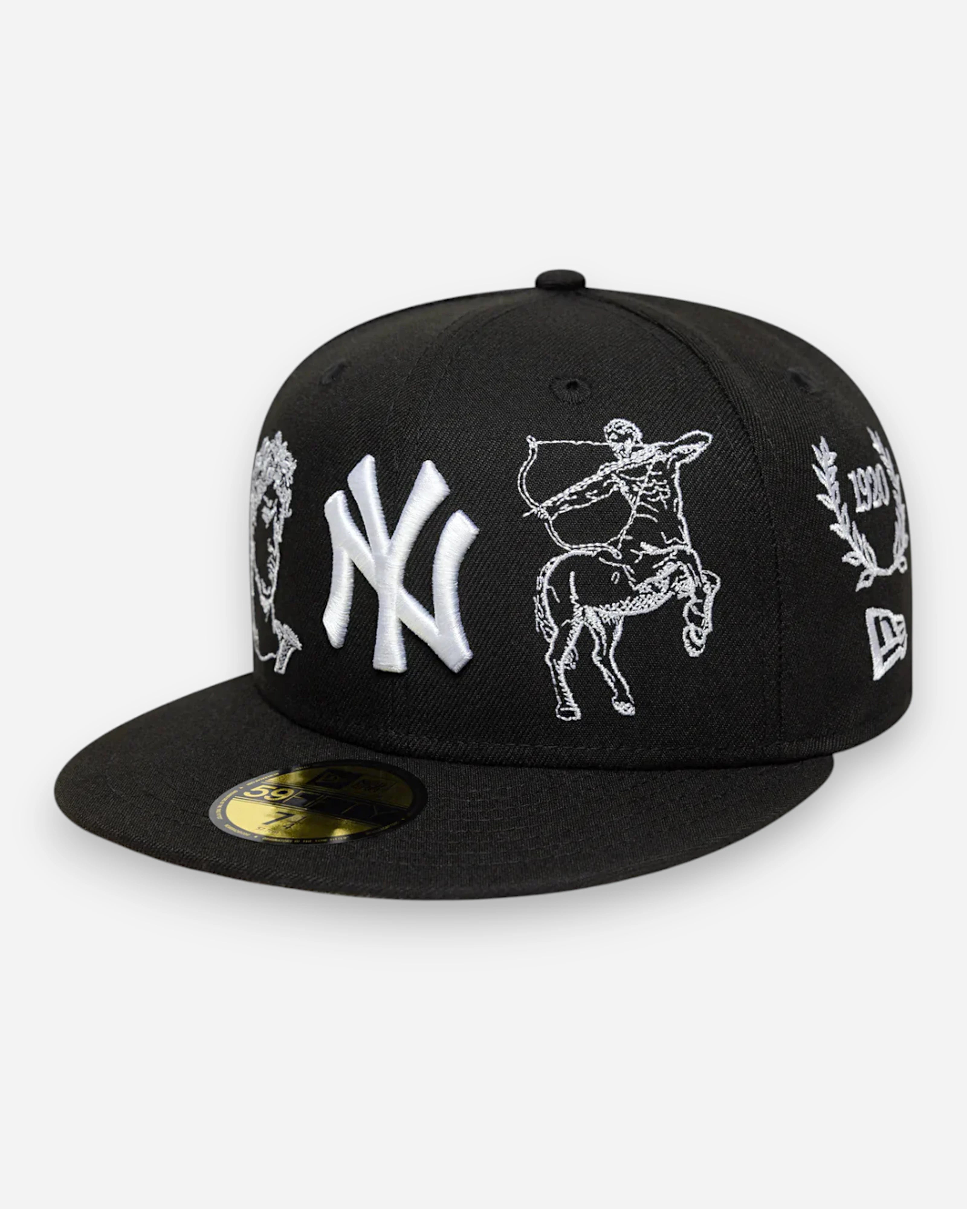 59Fifty New York Yankees MLB Mythical Black / White