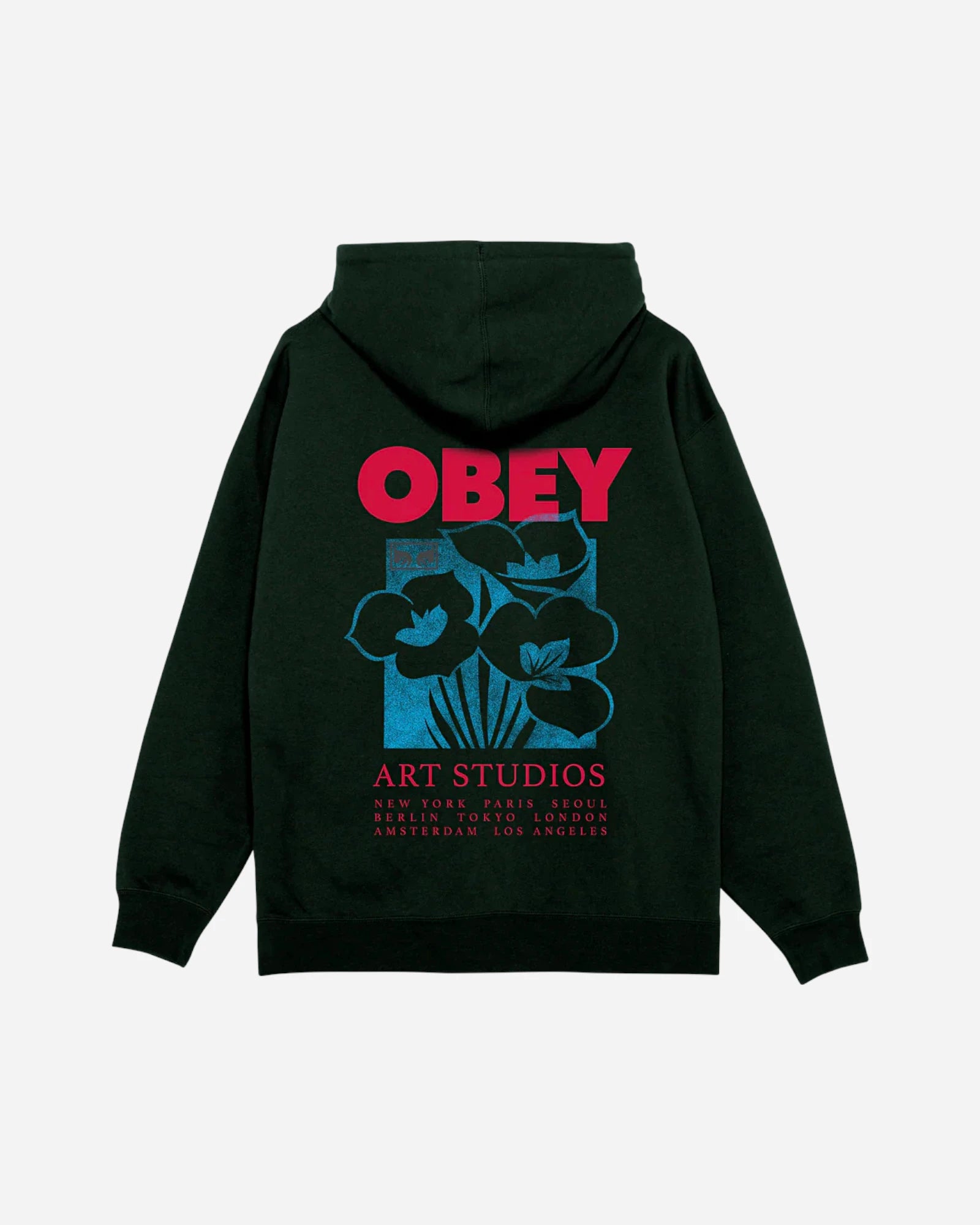 Obey Art Studio Flowers Premium Pullover Botanical Garden