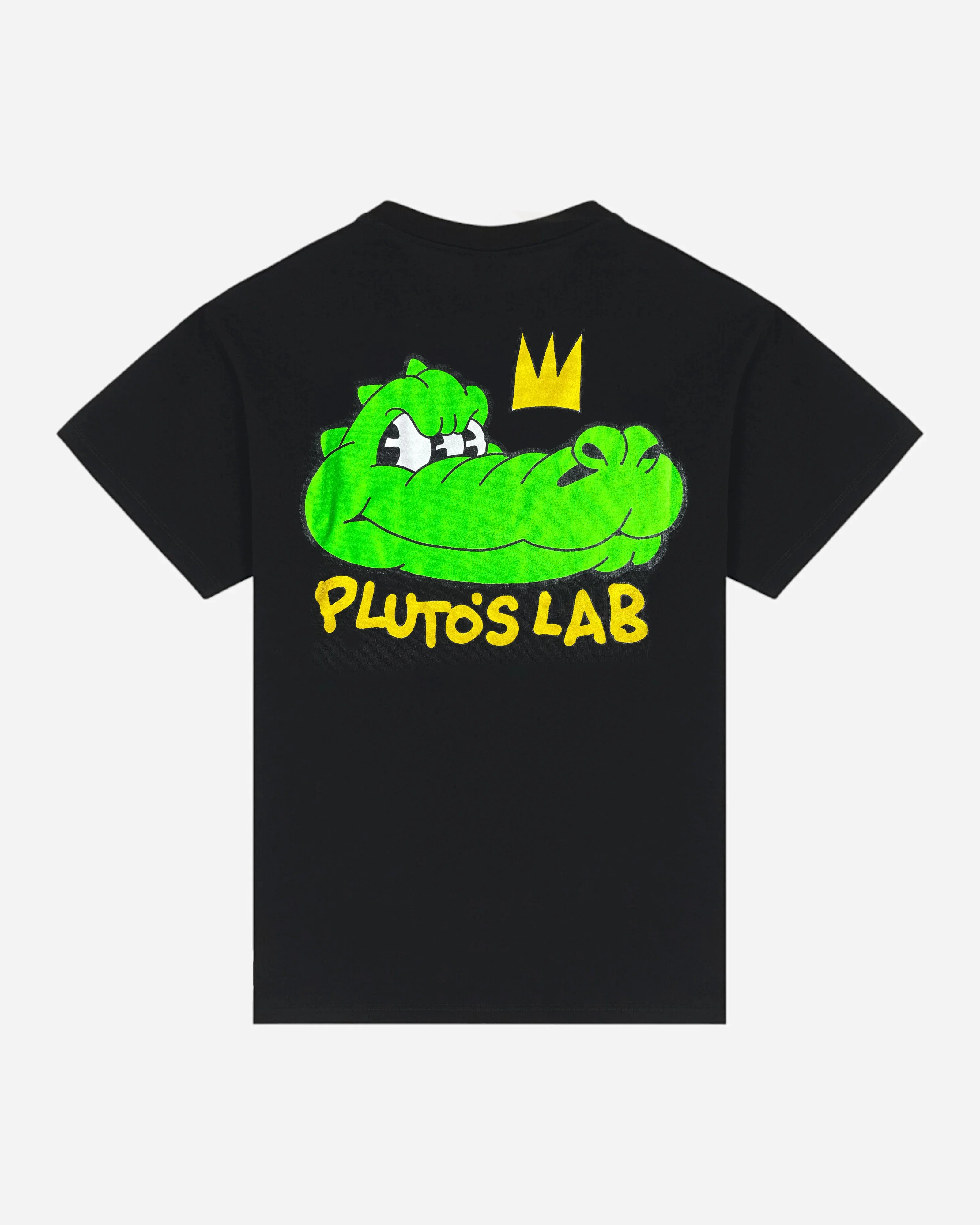 Pluto's Lab Crocodile's King T-shirt Black