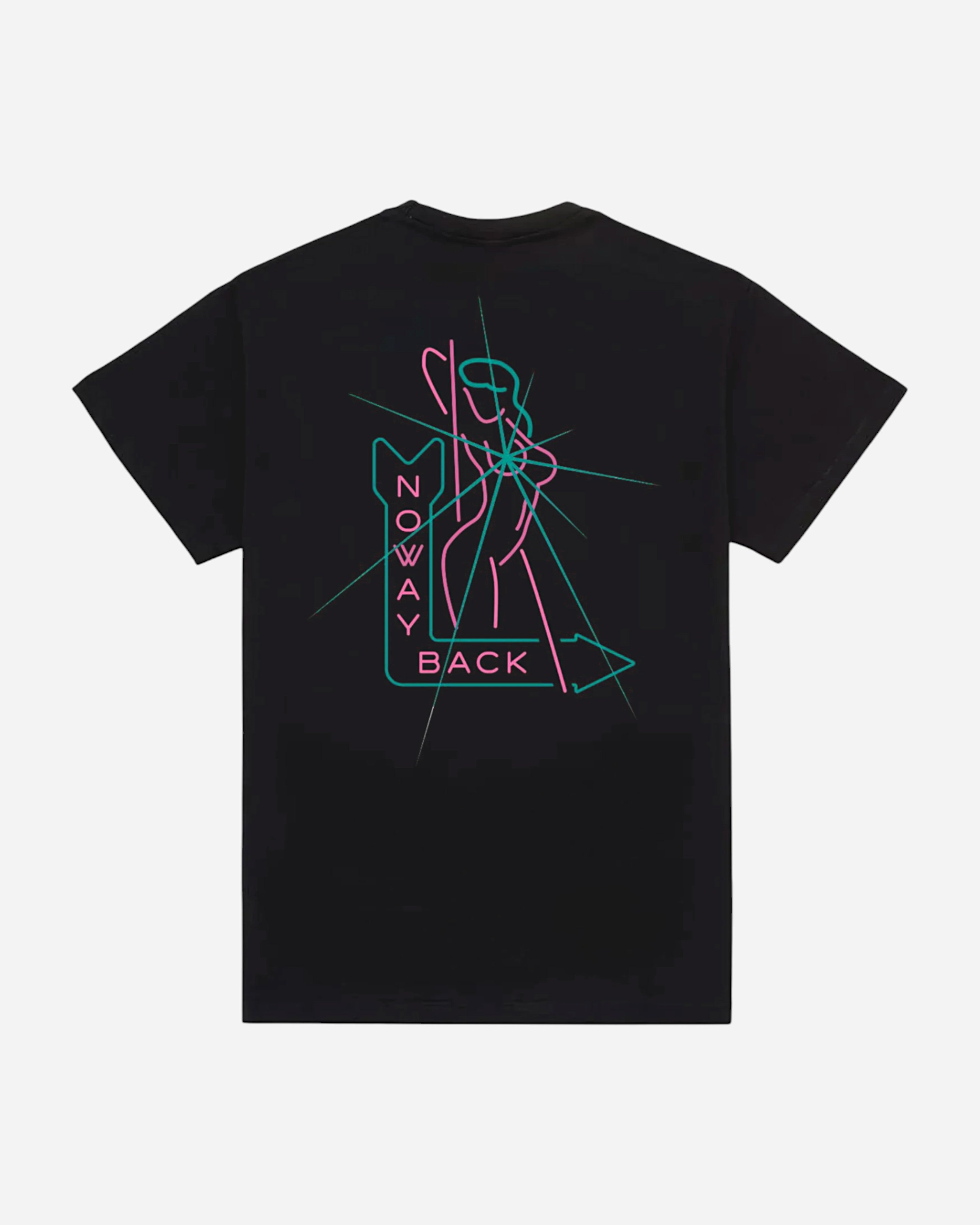 Noway Back Tee Black