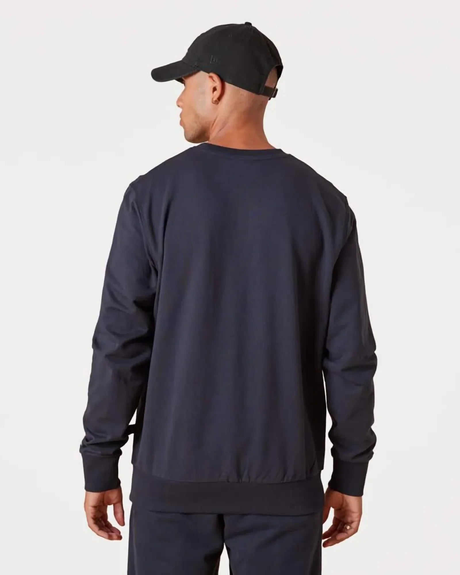 New Era Mlb Washed Pack Ny Yankees Graphic Crewneck Navy