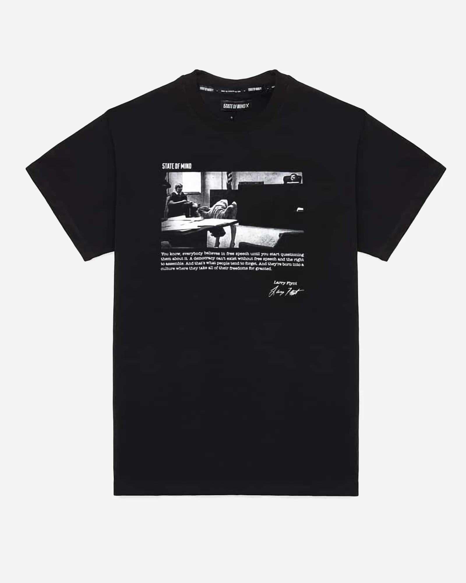 5tate Of Mind - Larry Flynt Tee Black