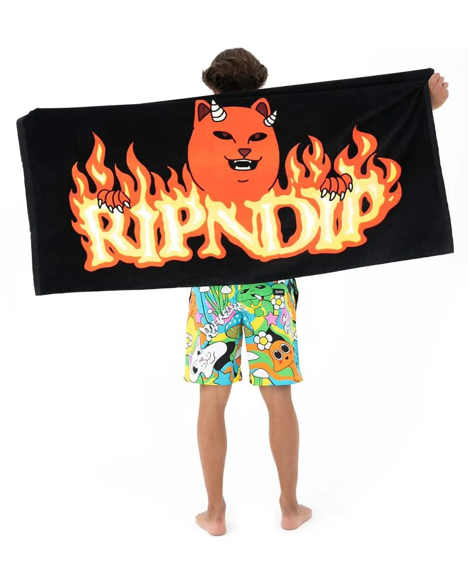 Ripndip Devils Work Beach Towel