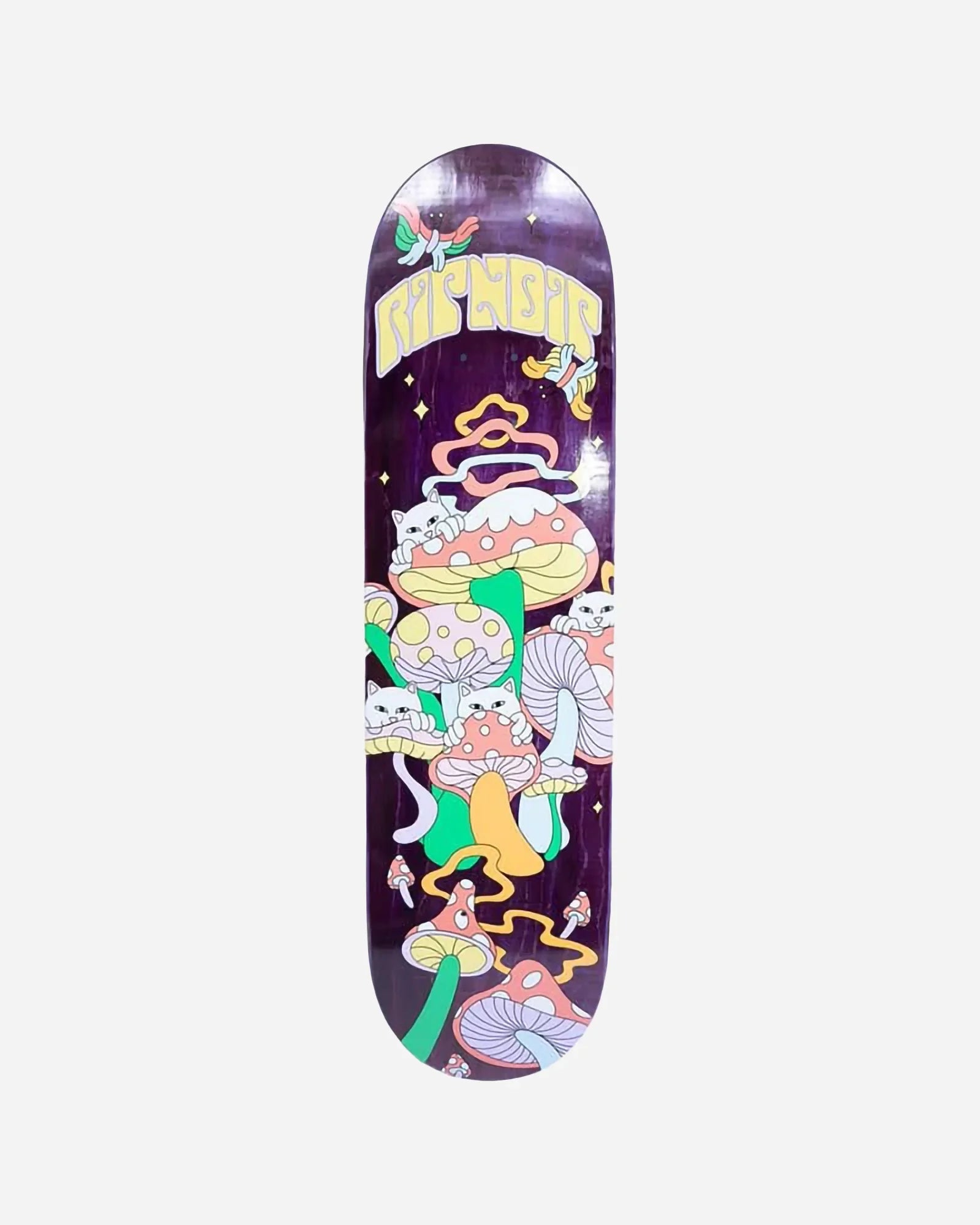 Ripndip Devils Work Skateboard Deck (Black) 8.25"