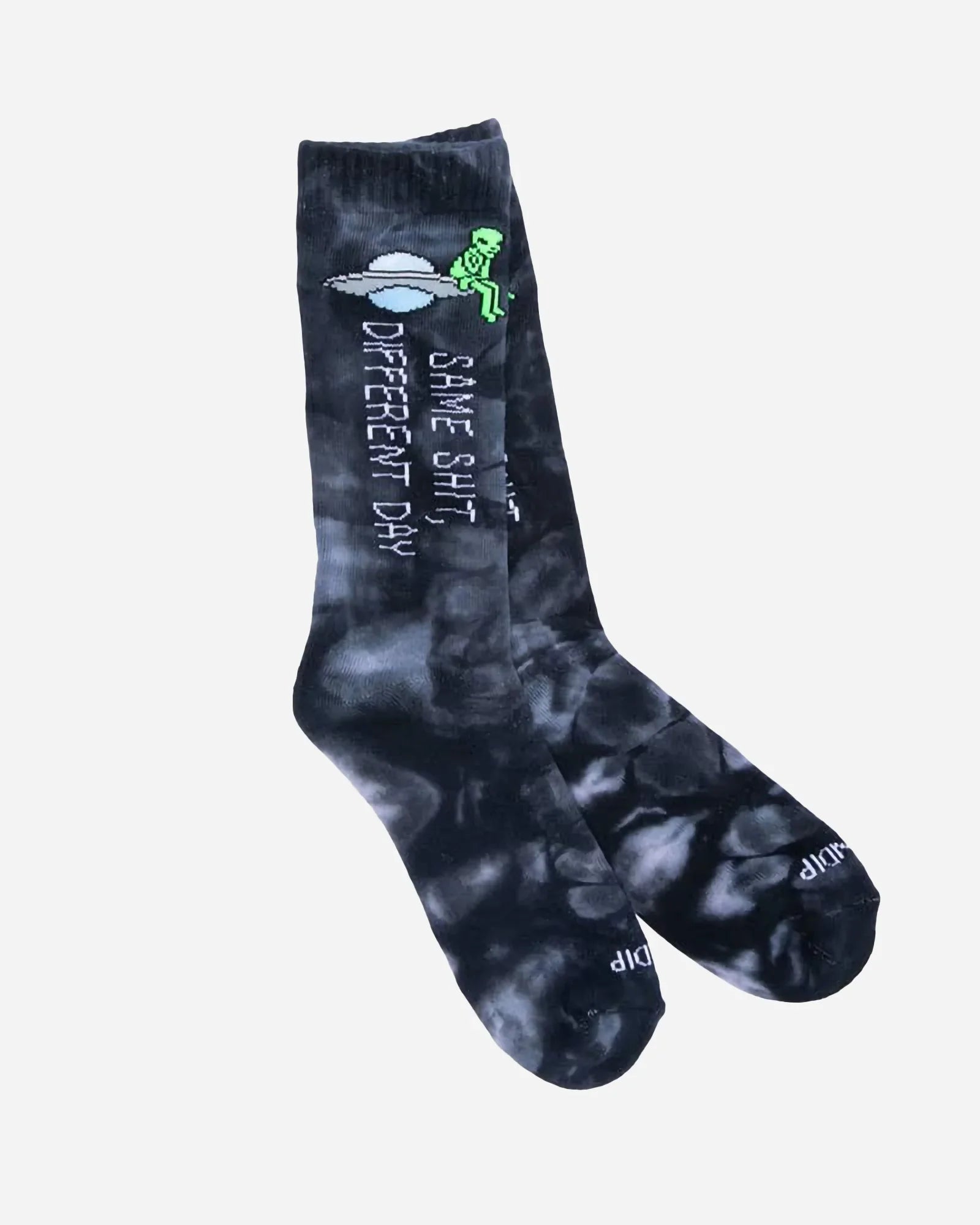 Ripndip Same Shit Socks Black Lightning Wash