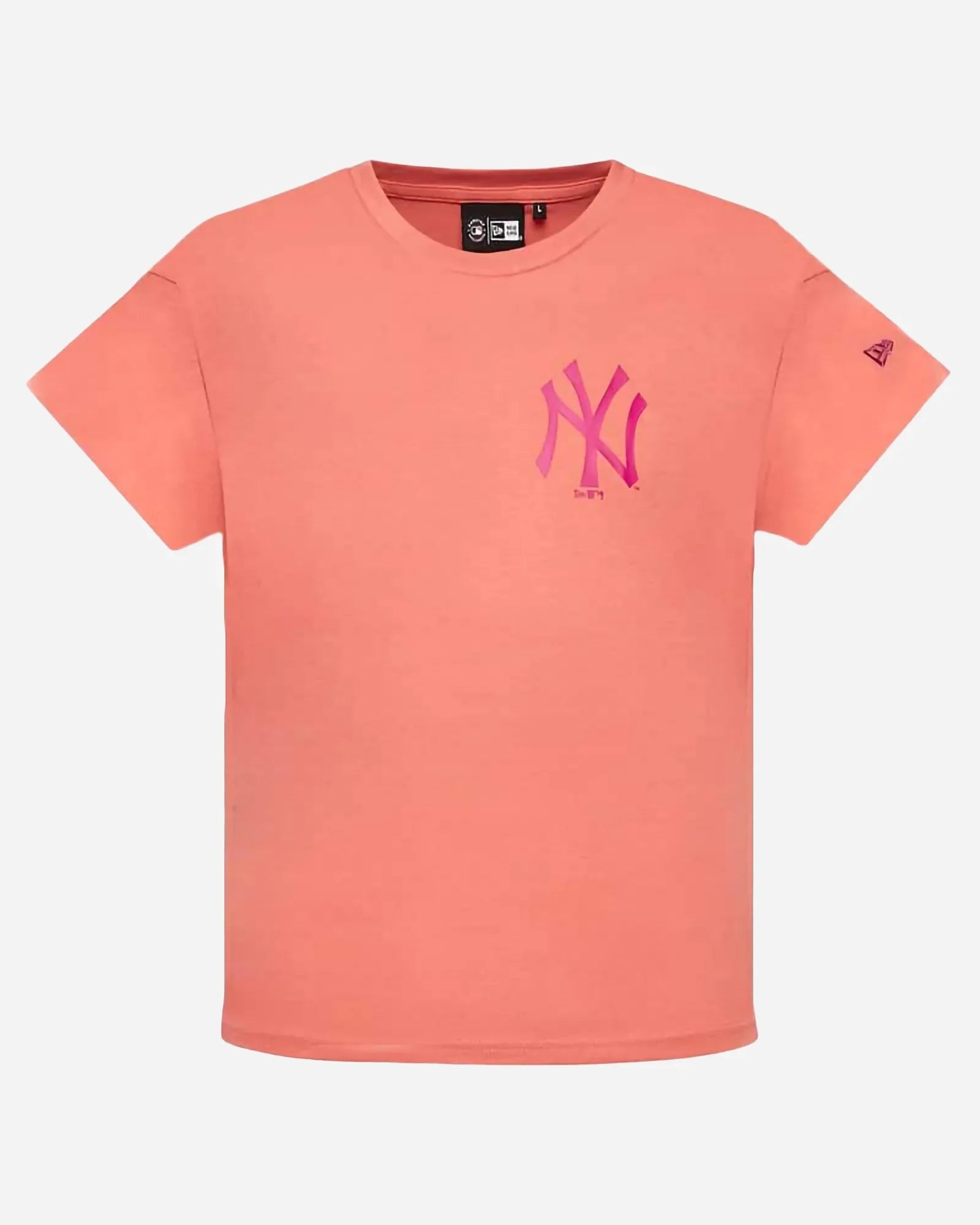 New Era Mlb Ny Yankees Logo Oversize Tee Lilla