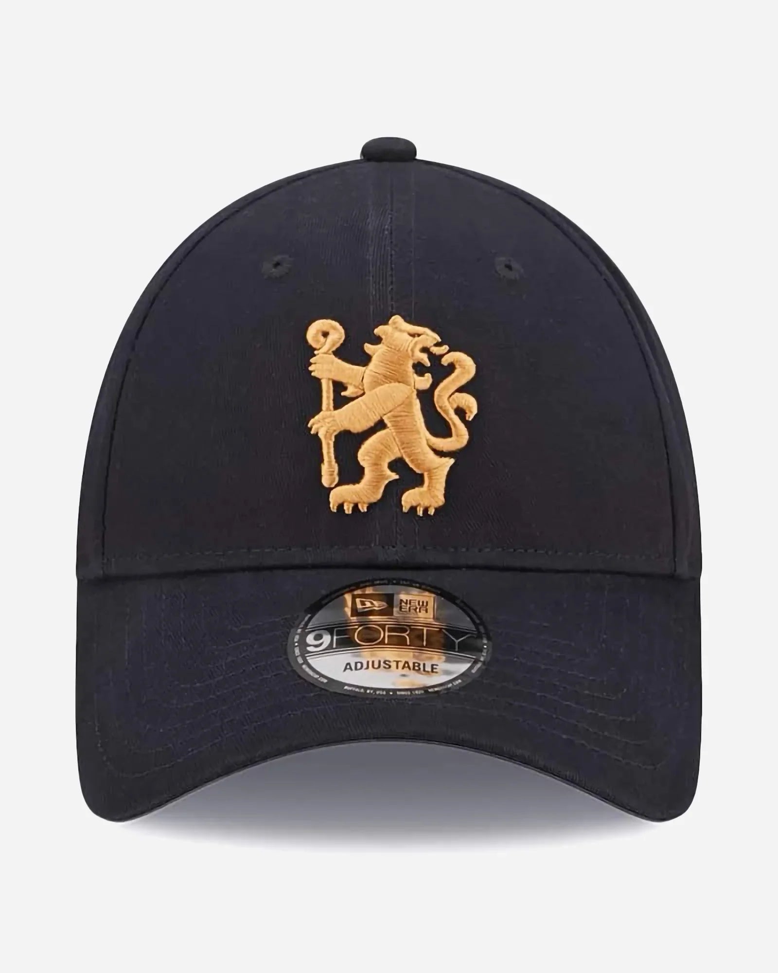 New Era 9forty Chelsea Brushed Cotton Navy Gold