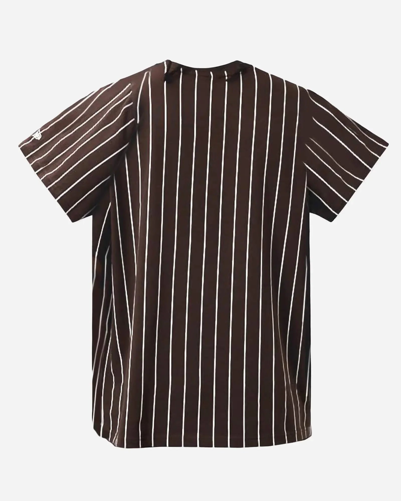 New Era Pinstripe Oversize Tee Brown