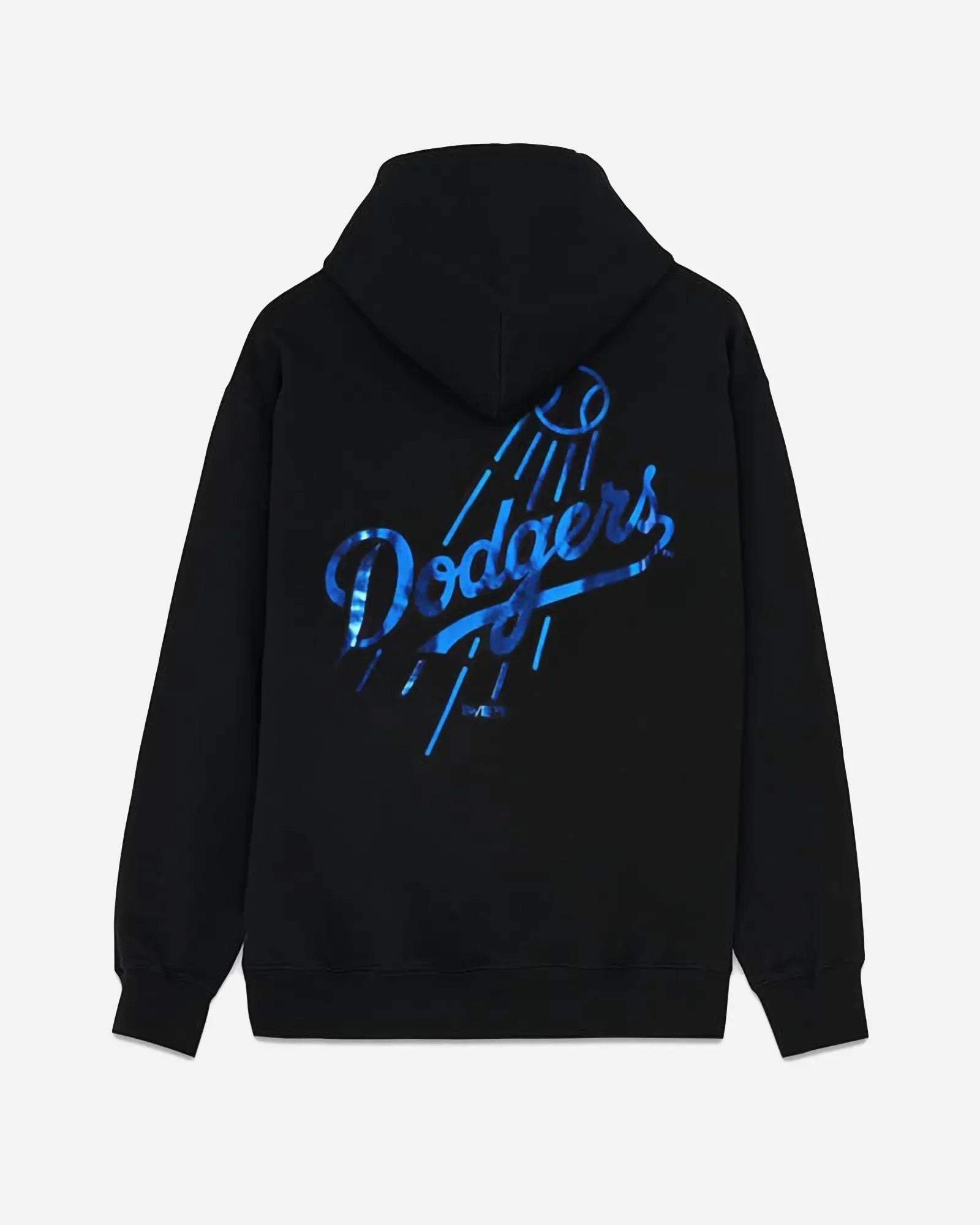 New Era Mlb Los Angeles Dodgers Foil Print Hoodie Black Blue