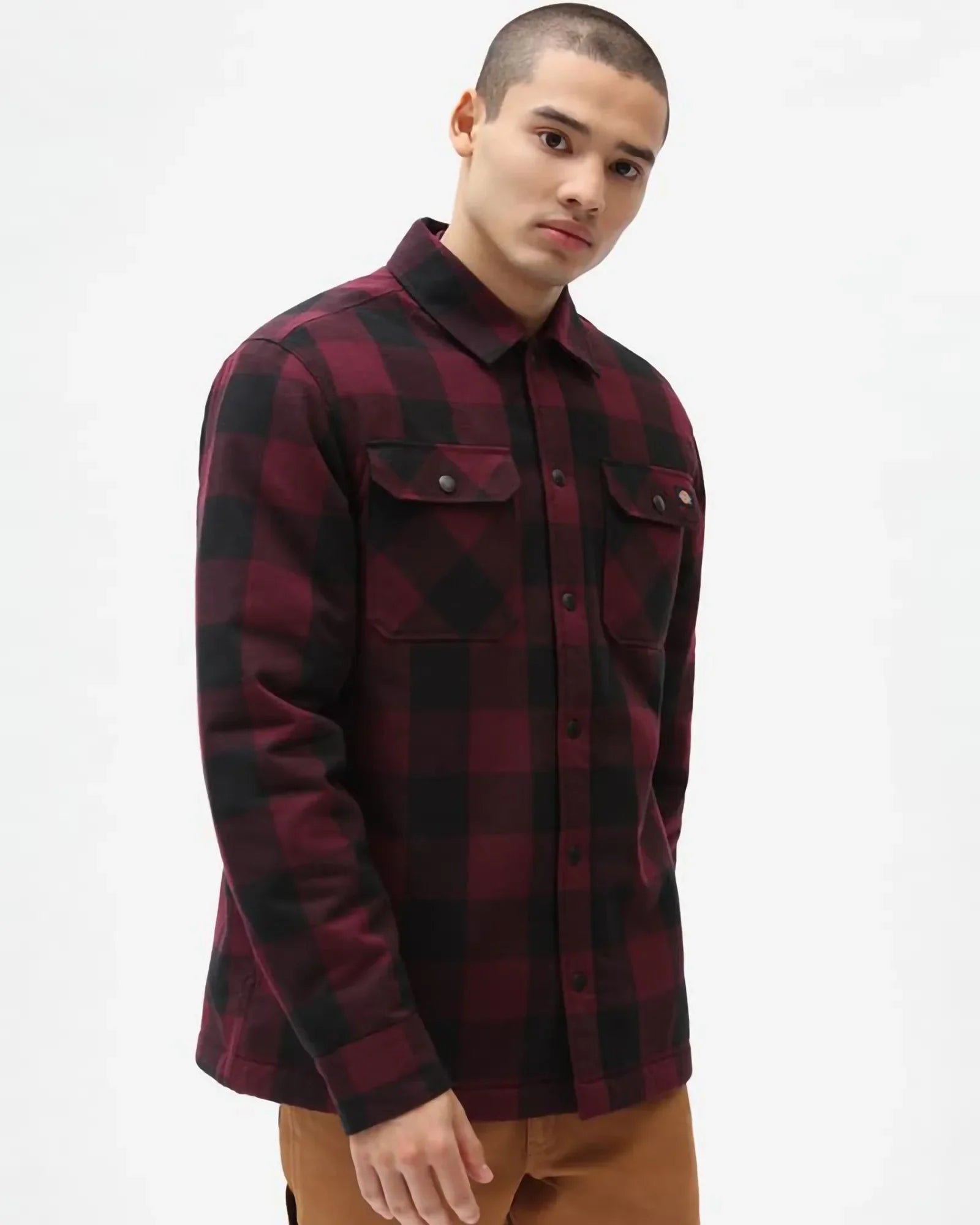 Dickies - Camicia Sacramento Fleece Maroon