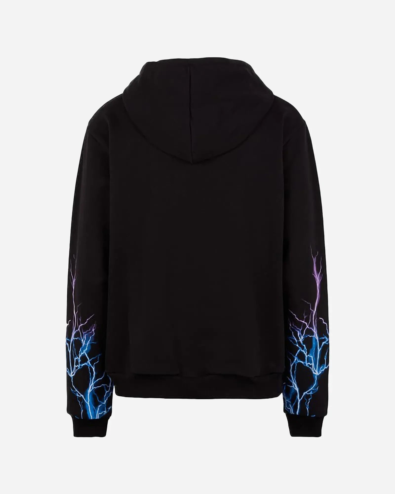 Phobia Blue And Purple Lightning Black Hoodie