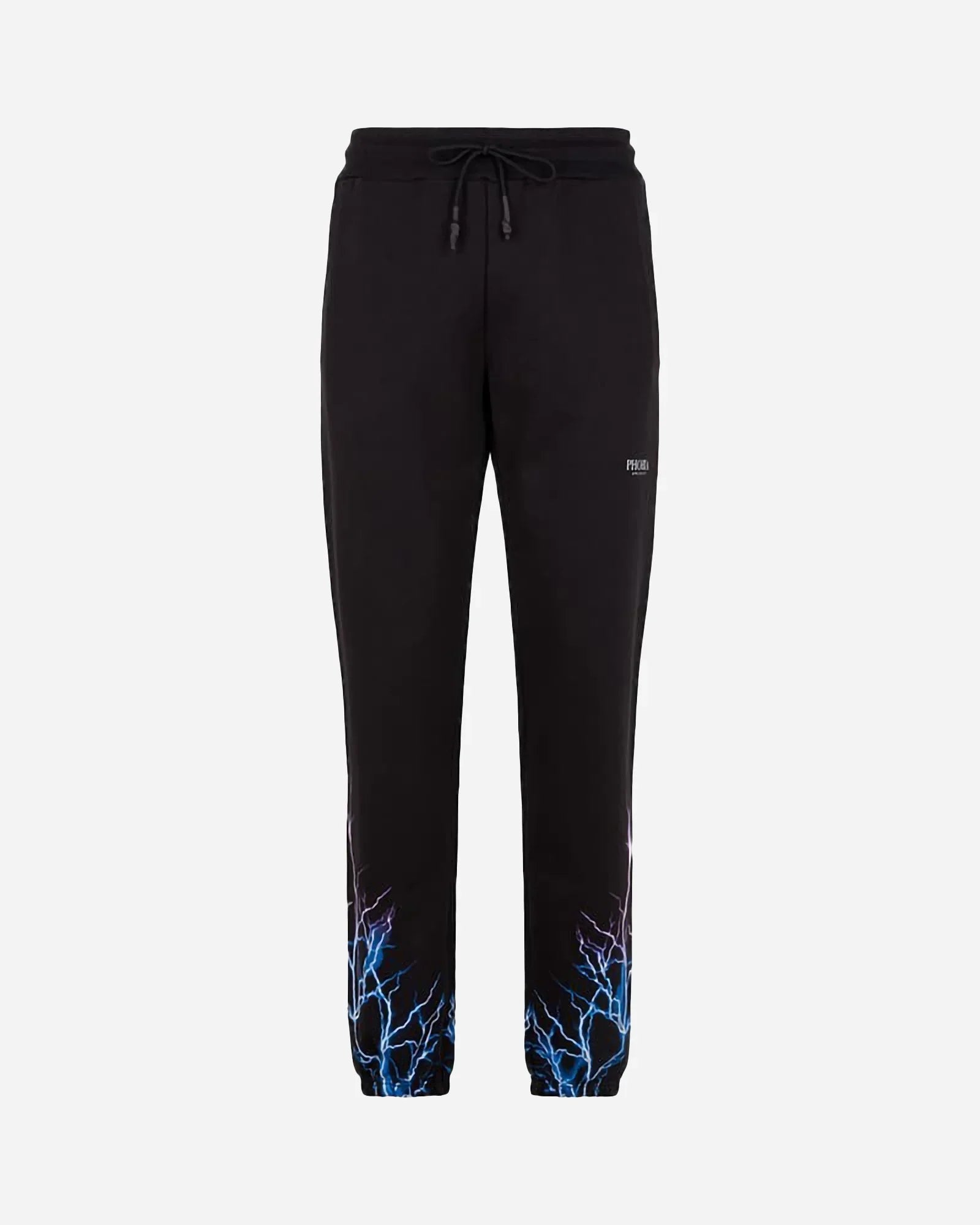 Phobia Blue And Purple Lightning Black Pants