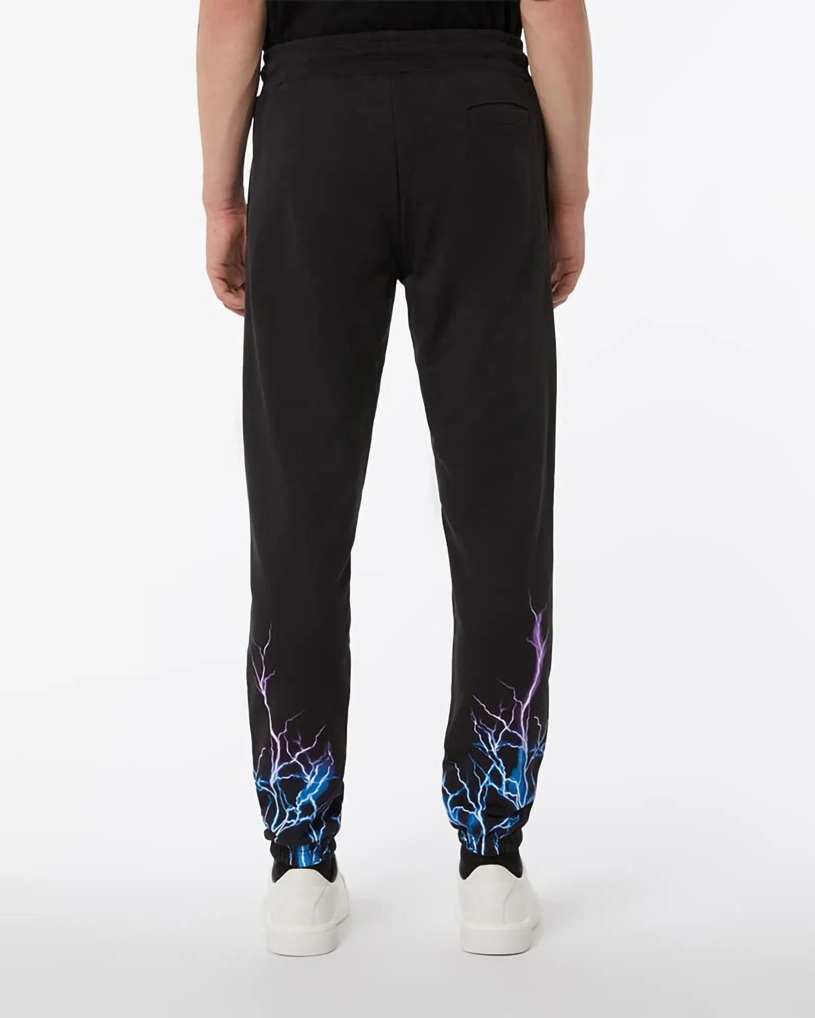 Phobia Blue And Purple Lightning Black Pants