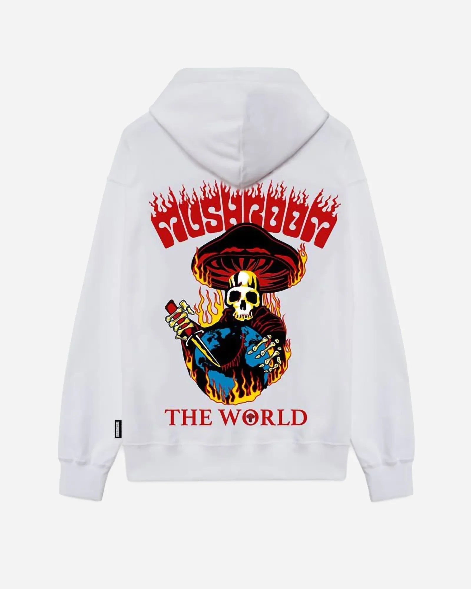 Mushroom The World Hoodie White