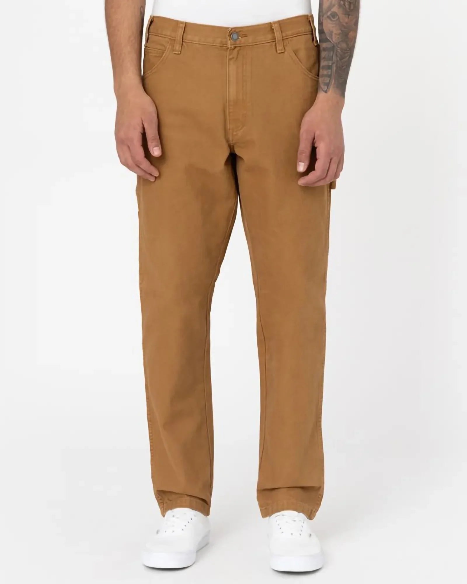 Dickies - Pantaloni Dc Carpenter Stone Wash Brown