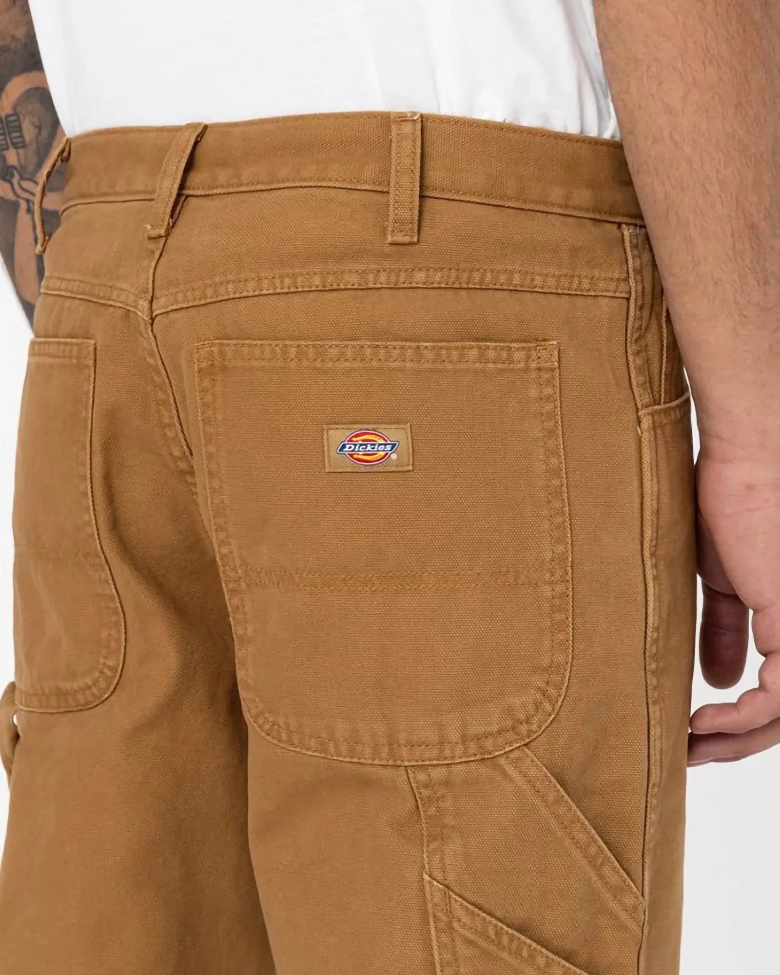 Dickies - Pantaloni Dc Carpenter Stone Wash Brown