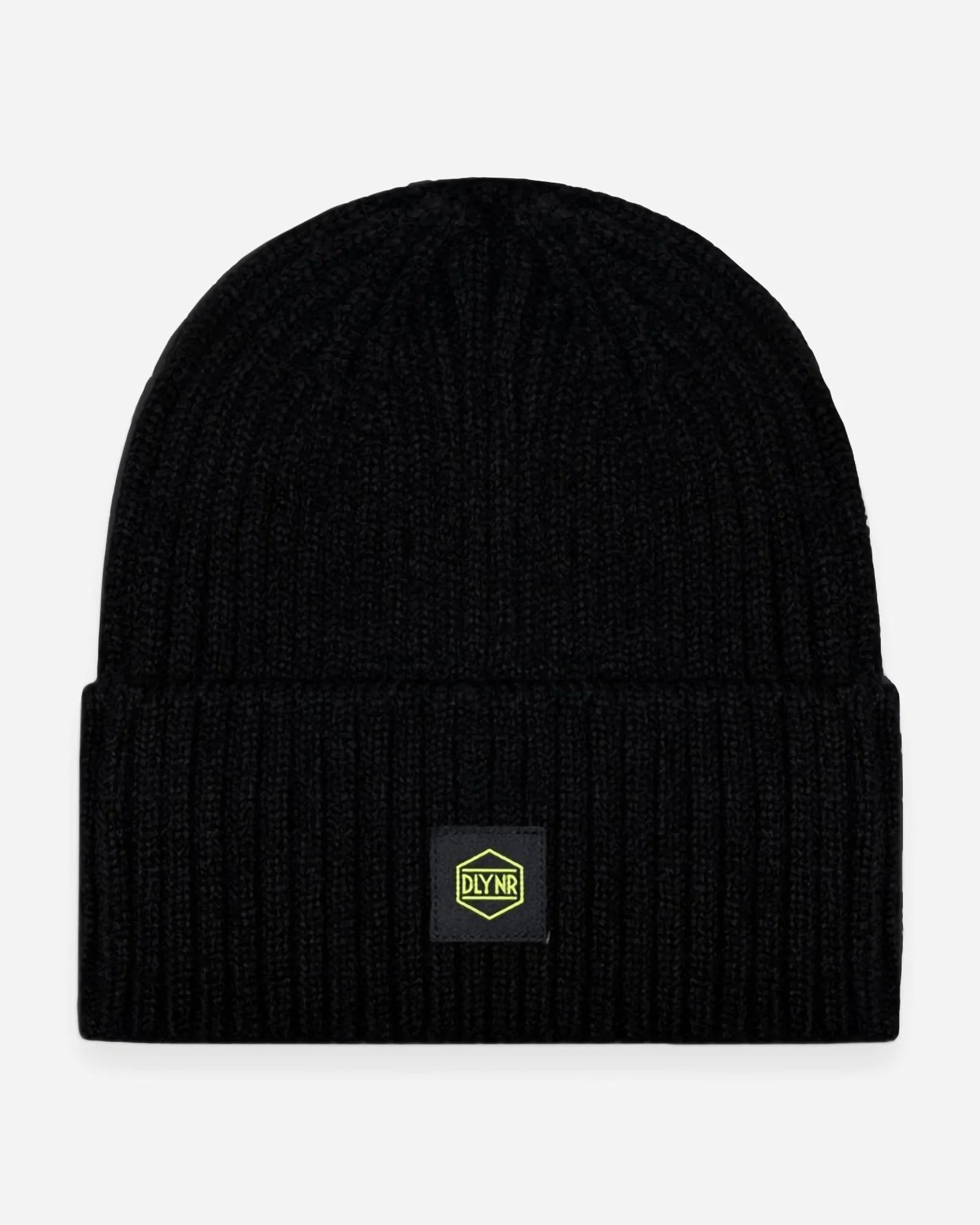 Dolly Noire Logo Label Beanie Black/yellow