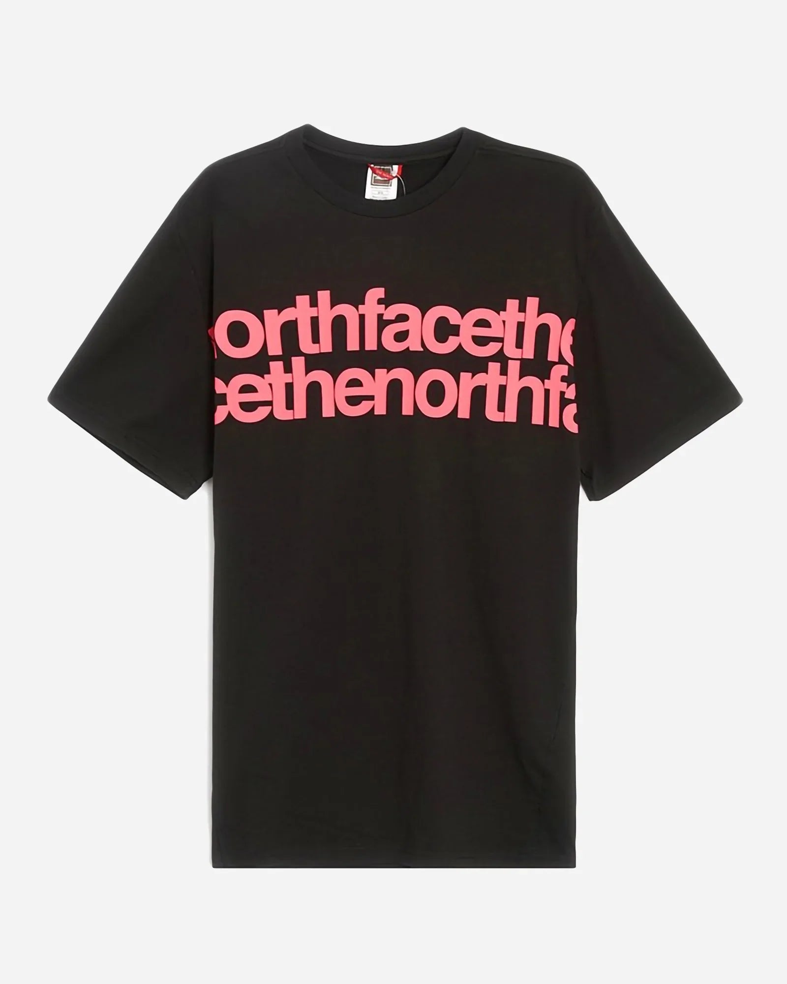 The North Face - Coordinates T-shirt Black / Brilliant Coral