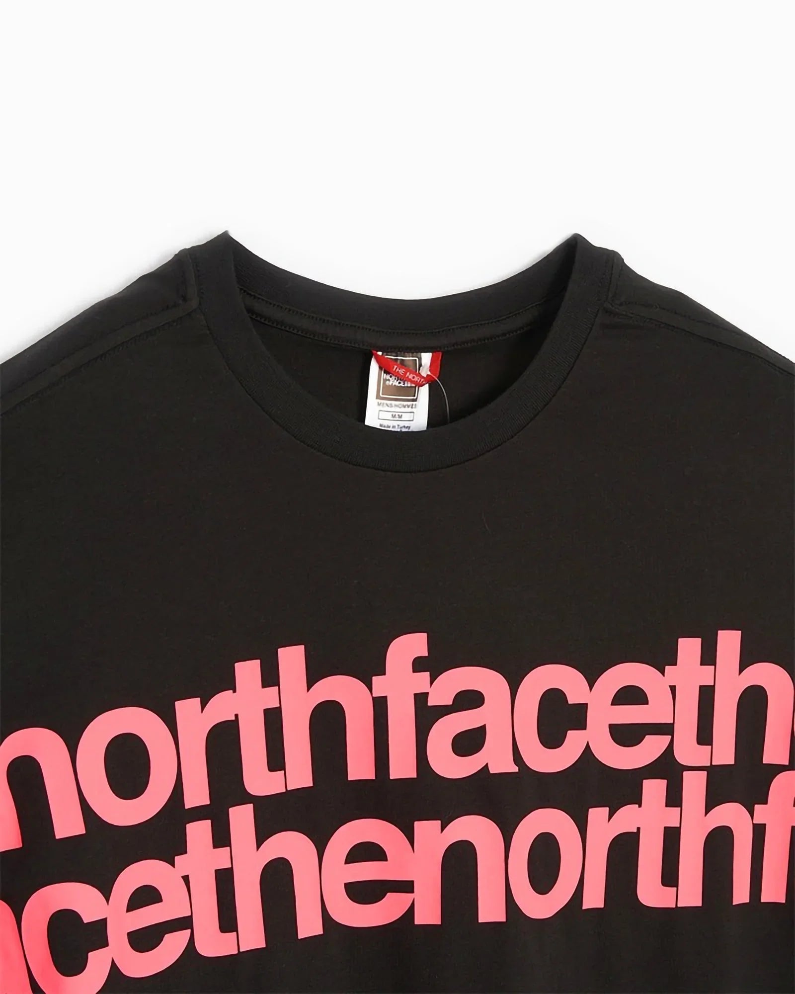 The North Face - Coordinates T-shirt Black / Brilliant Coral