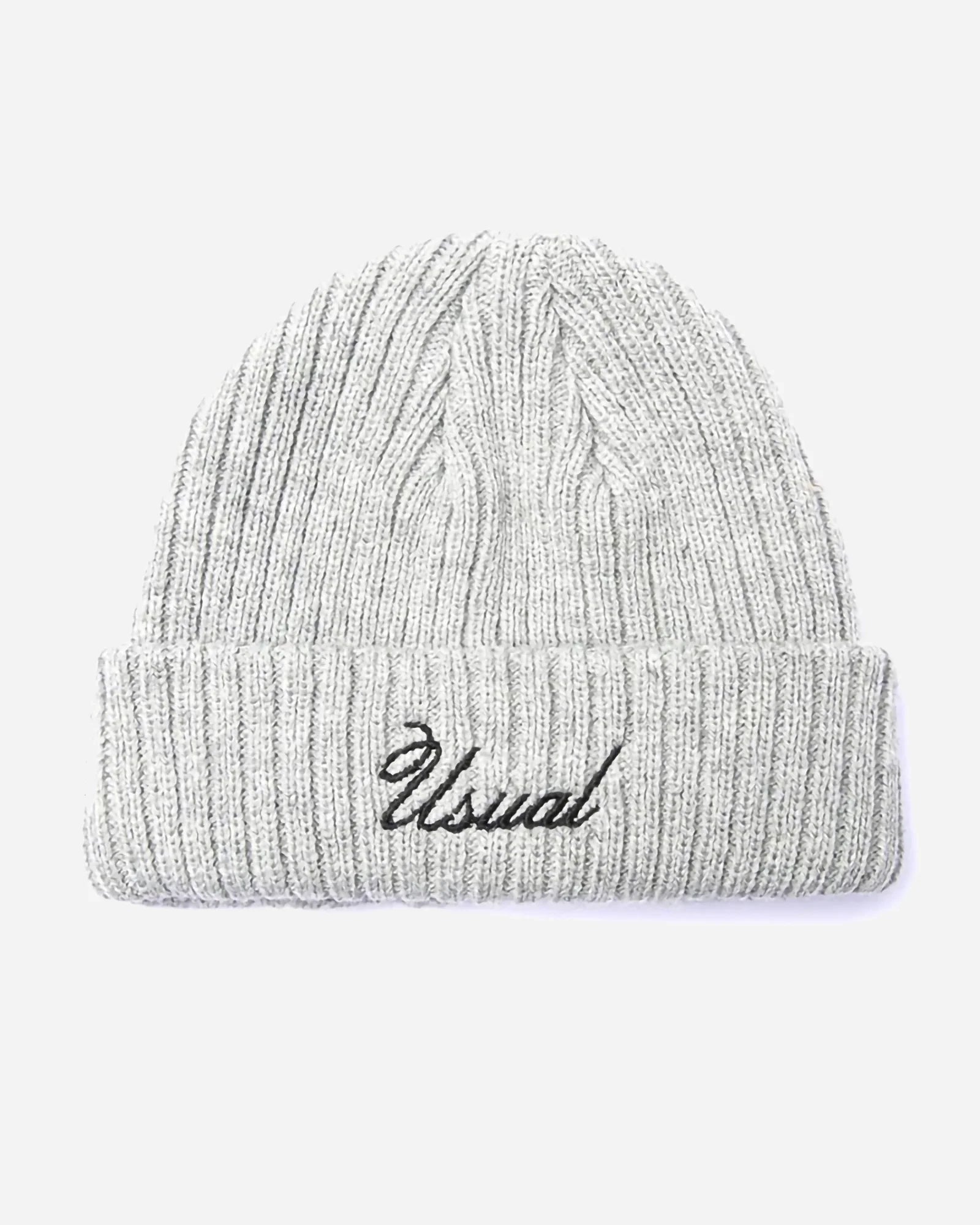 Usual Signature Beanie Grey