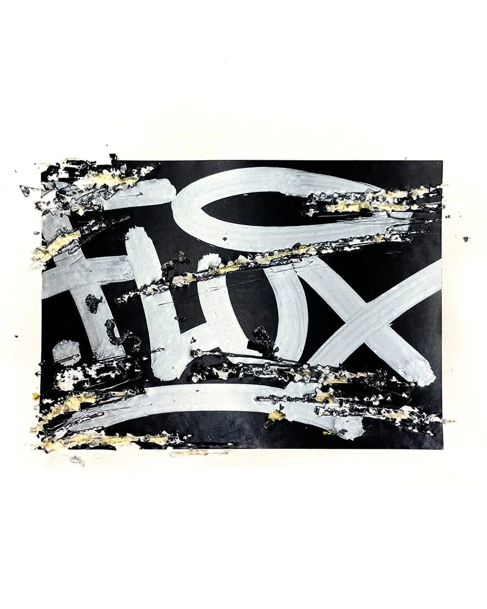 Flux Eggshell Sticker 50pz Black